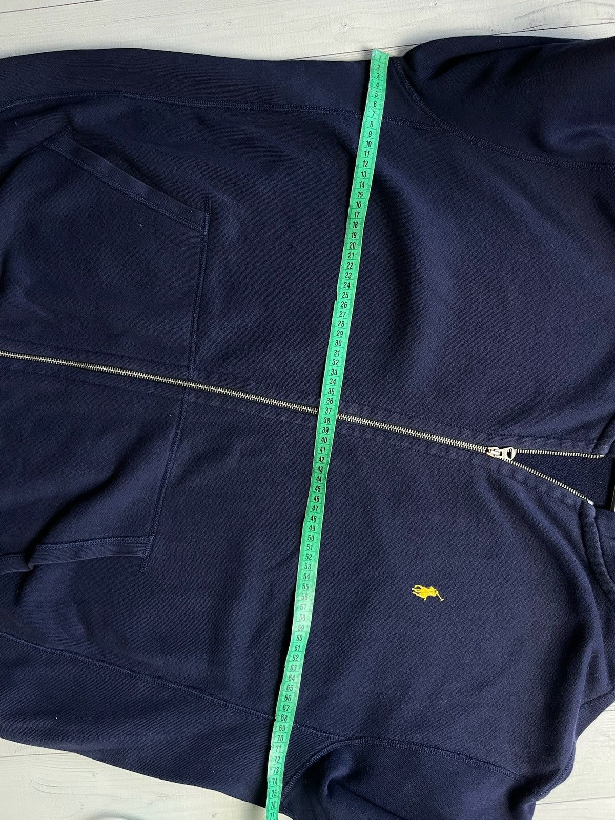 Vintage Vintage polo Ralph Lauren zip hoodie logo navy size XXL Size US XXL / EU 58 / 5 - 6 Thumbnail