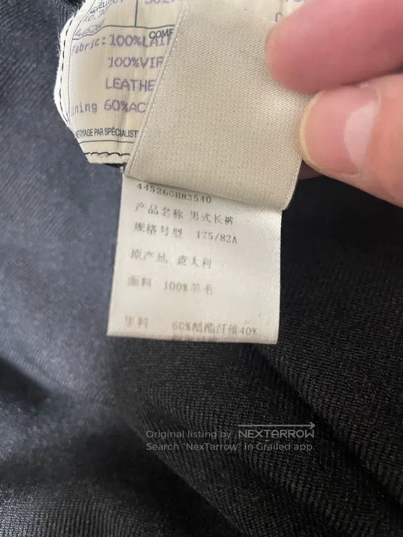 Hermes Hermes Men's casual wool pants (thick model) Size US 40 / EU 56 - 8 Thumbnail