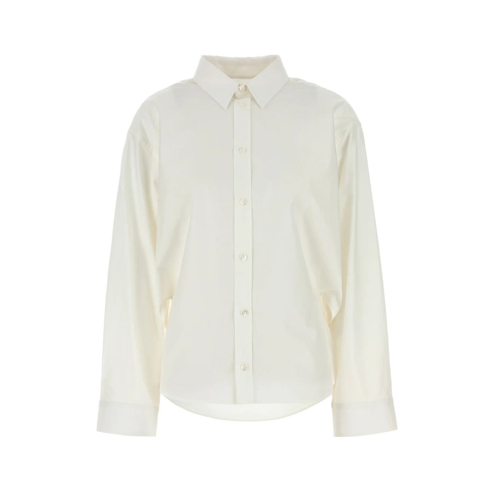 BALENCIAGA White Poplin Shirt New & Authentic (Women's size: