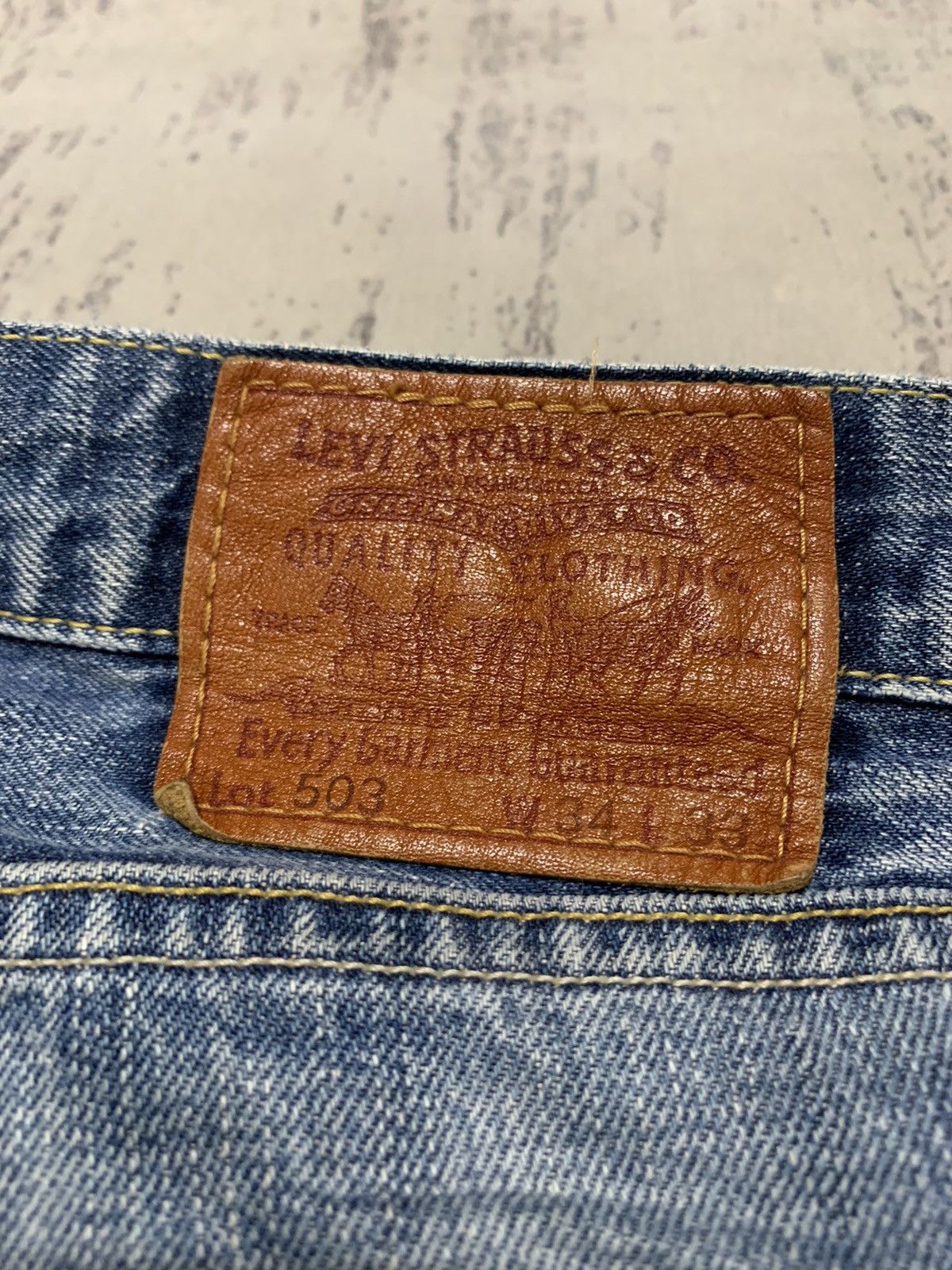 Levi's VTG Y2K Levi’s 503 Loose Straight Denim Jeans Made in Japan Size US 36 / EU 52 - 17 Thumbnail