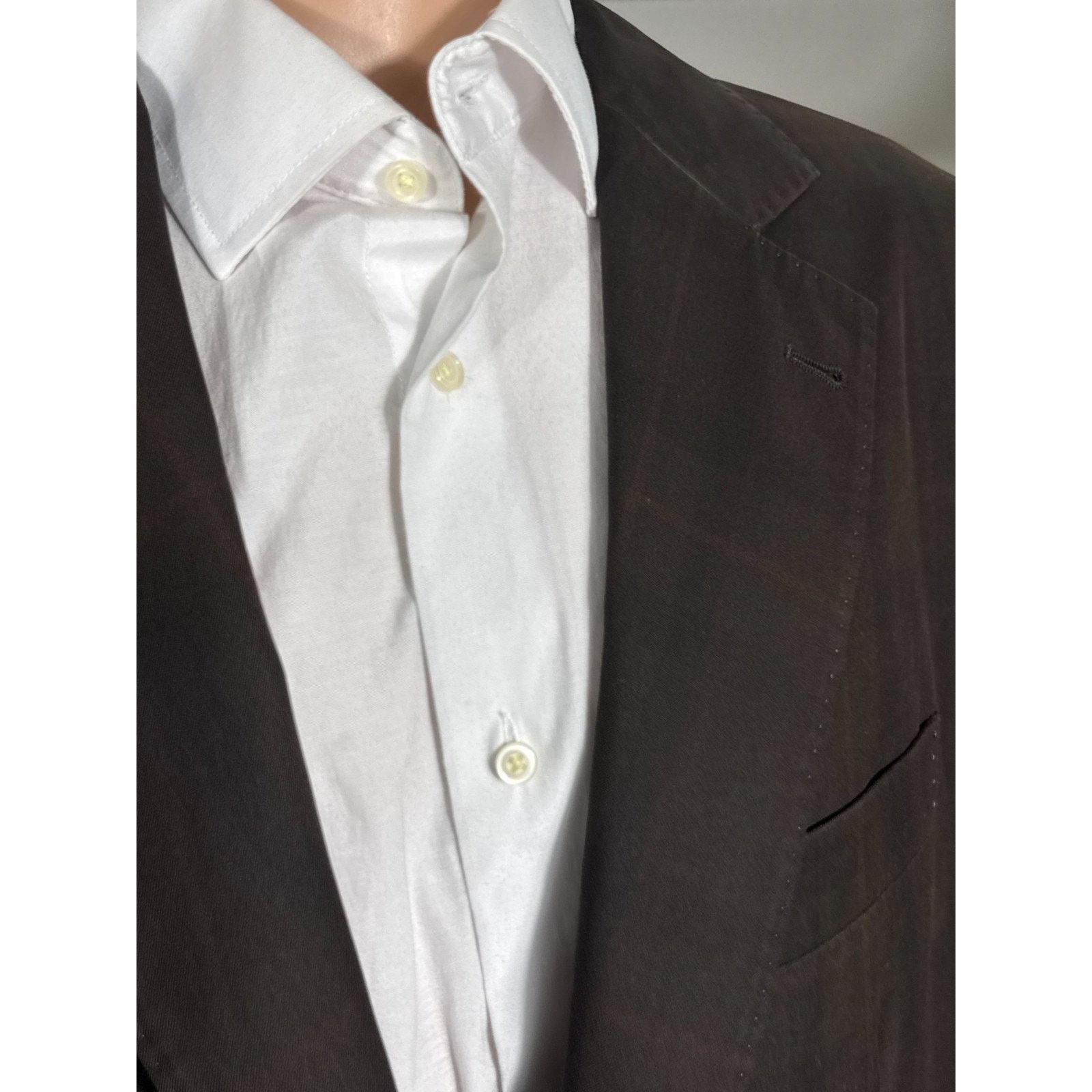 Brunello Cucinelli Brunello Cucinelli Brown Tartain Plaid Sportcoat 54IT 42R Size 42R - 12 Thumbnail