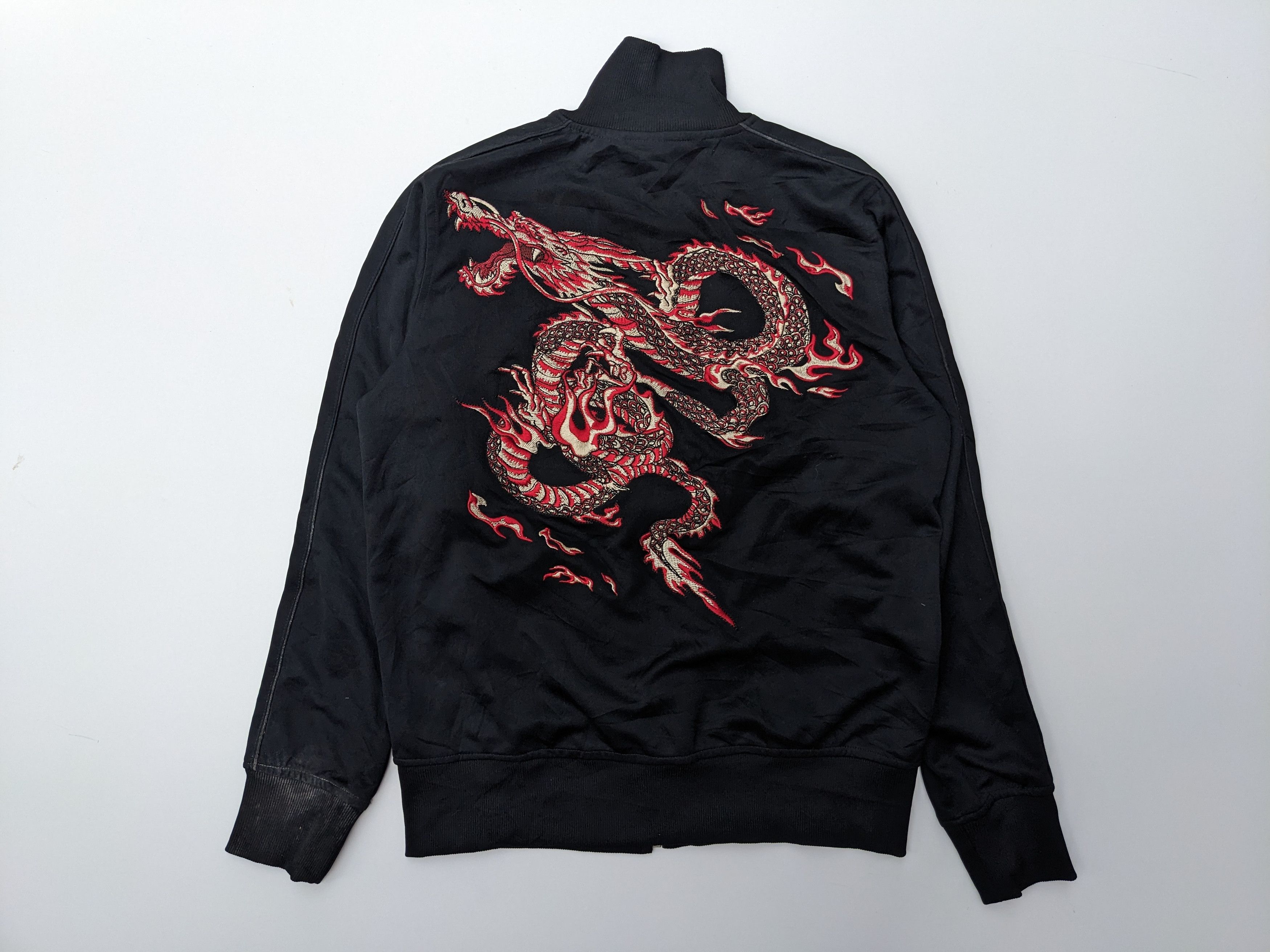 Japanese Brand Vintage embroidery dragon jacket Size US M / EU 48-50 / 2 - 1 Thumbnail