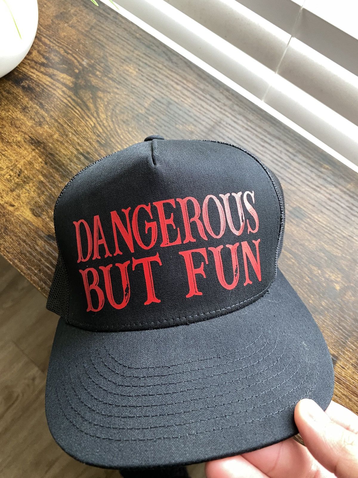 Other Funny Dangerous But Fun Trucker Hat Size ONE SIZE - 2 Thumbnail