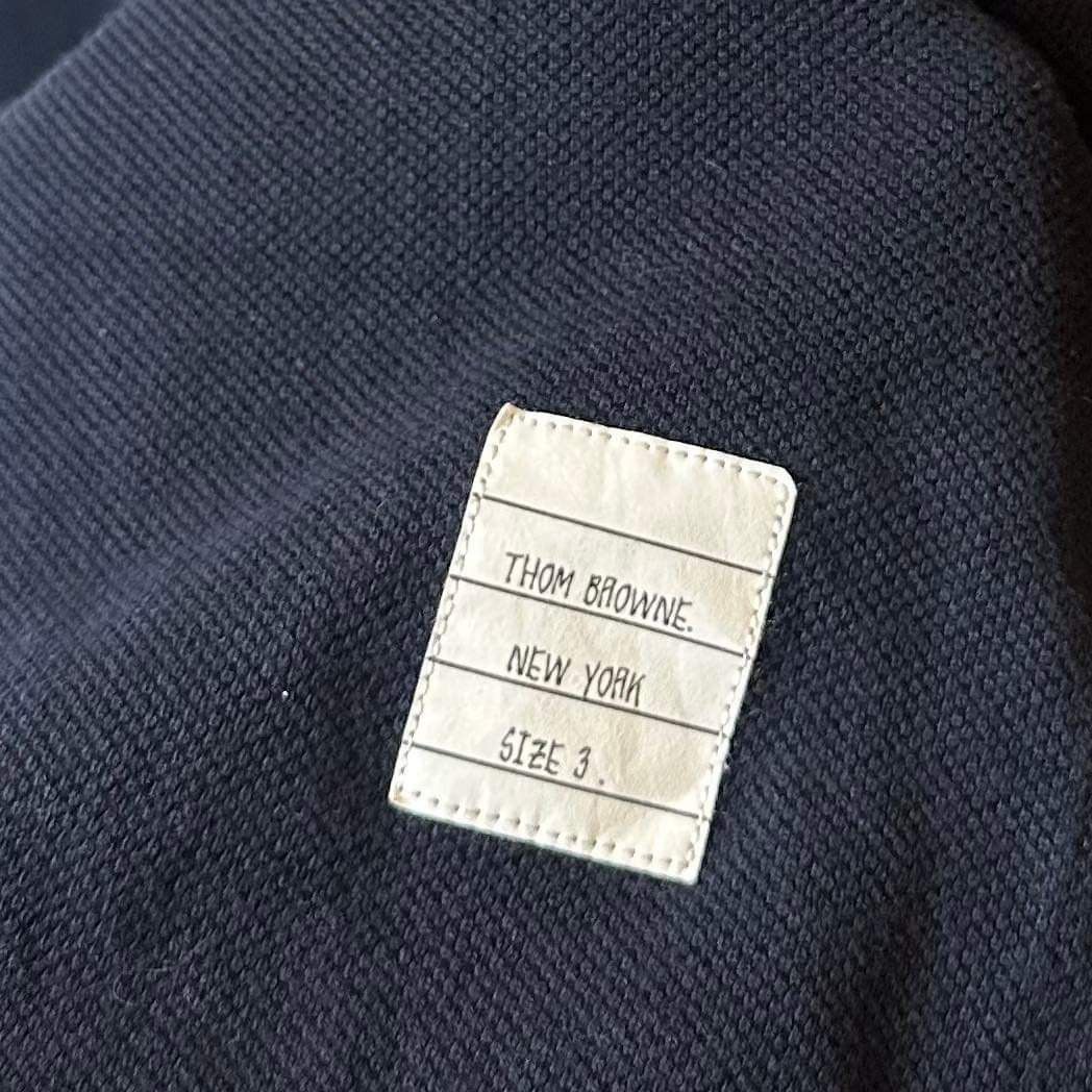 Thom Browne THOM BROWNE BACK STRIPED T SHIRT Size US L / EU 52-54 / 3 - 9 Thumbnail