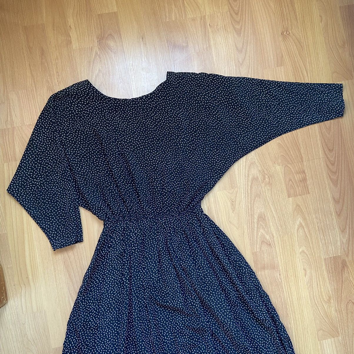 Vintage Vintage Secrets Women’s White Dot Dress Size 11/12 Size XL / US 12-14 / IT 48-50 - 4 Thumbnail