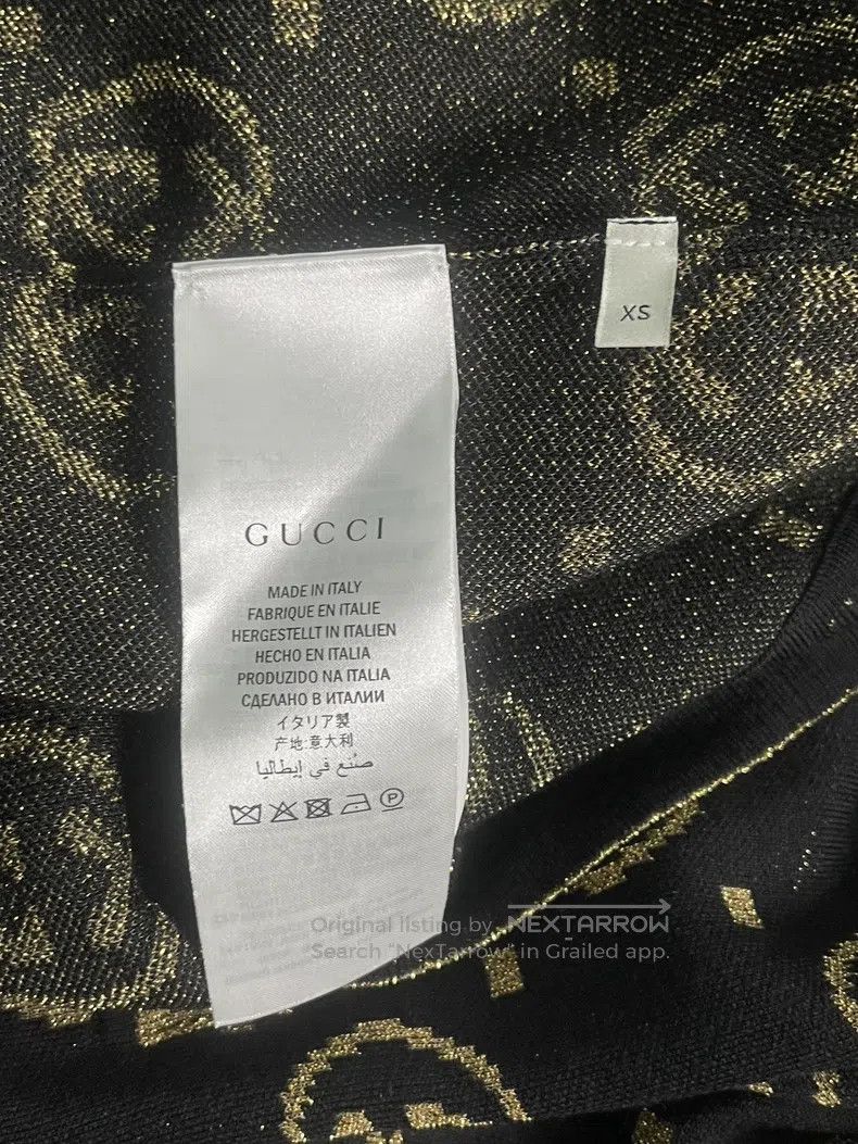 Gucci Gucci Black and gold knitted cardigan coat Size XS / US 0-2 / IT 36-38 - 5 Thumbnail