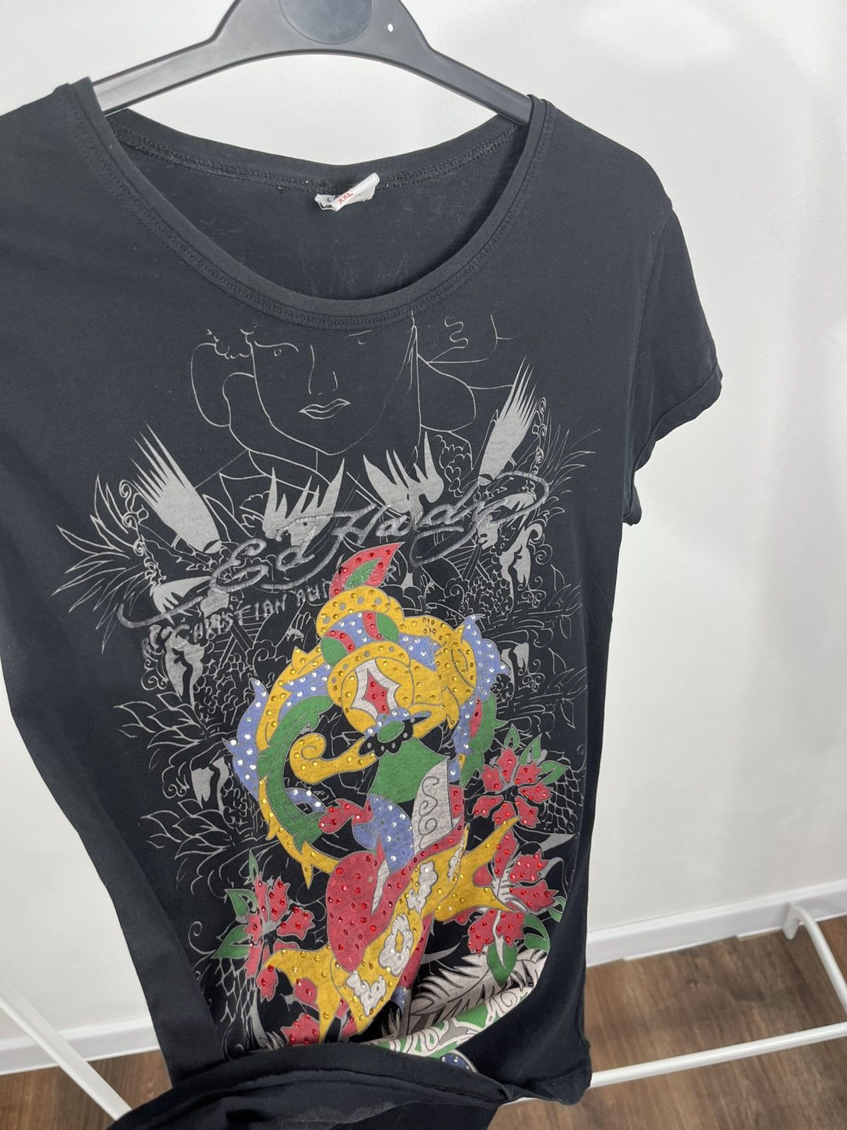 Ed Hardy Ed Hardy Love Dagger Graphic T-Shirt Black Women’s Size M / US 6-8 / IT 42-44 - 9 Thumbnail