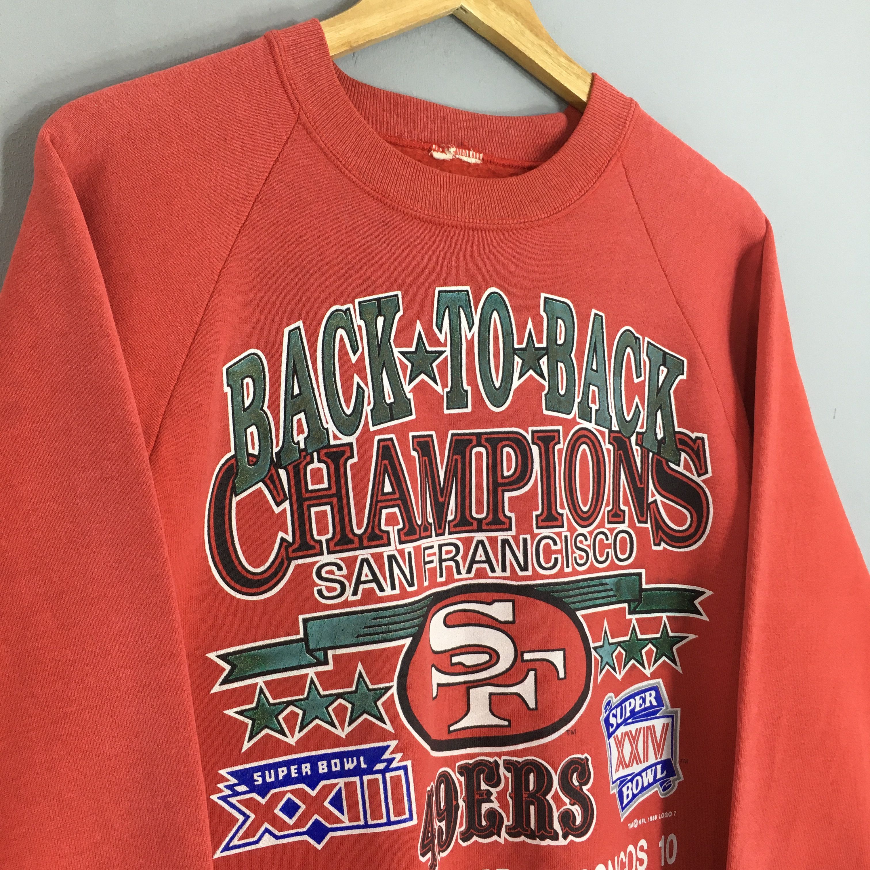 NFL × Vintage Vintage 90s San Francisco 49ers NFL Sweatshirt Large Size US L / EU 52-54 / 3 - 3 Thumbnail