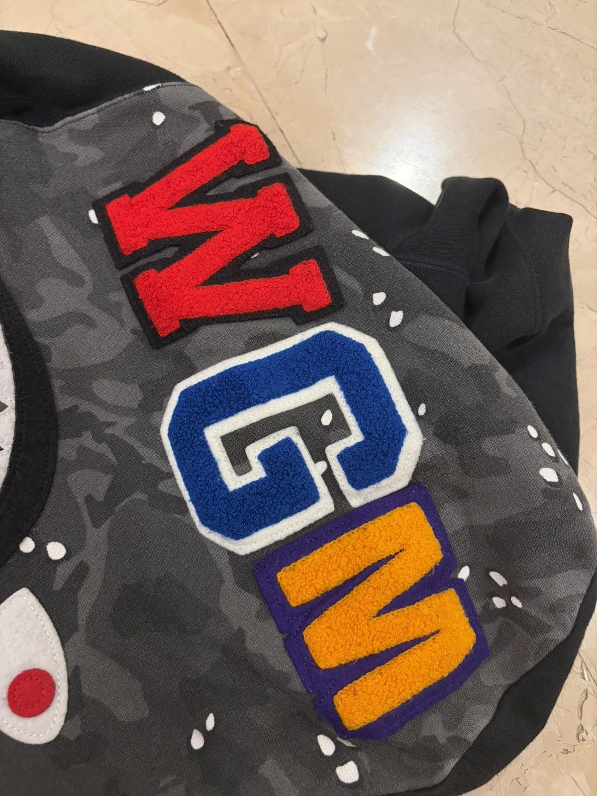 Bape × Stussy Bape X Stussy shark hoodie (RARE) Size US M / EU 48-50 / 2 - 7 Thumbnail