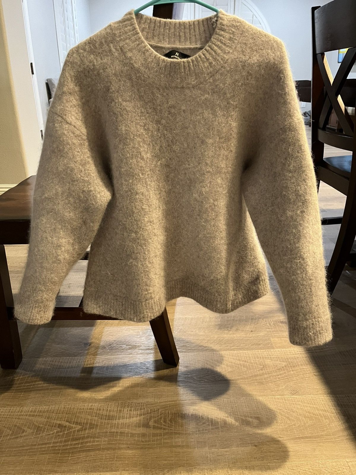 Represent Clo. Represent Clo. Sprayed Horizons Sweater “Washed Taupe” Size US S / EU 44-46 / 1 - 4 Thumbnail