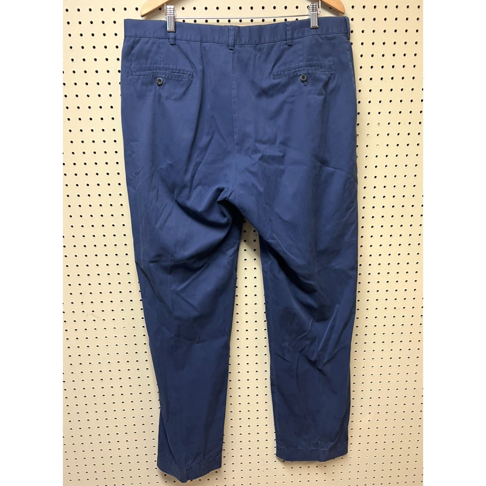 Polo Ralph Lauren VINTAGE Polo Ralph Lauren Chino Pants Mens 39x35 Tall 100% Cotton Navy Blue Size US L / EU 52-54 / 3 - 2 Thumbnail