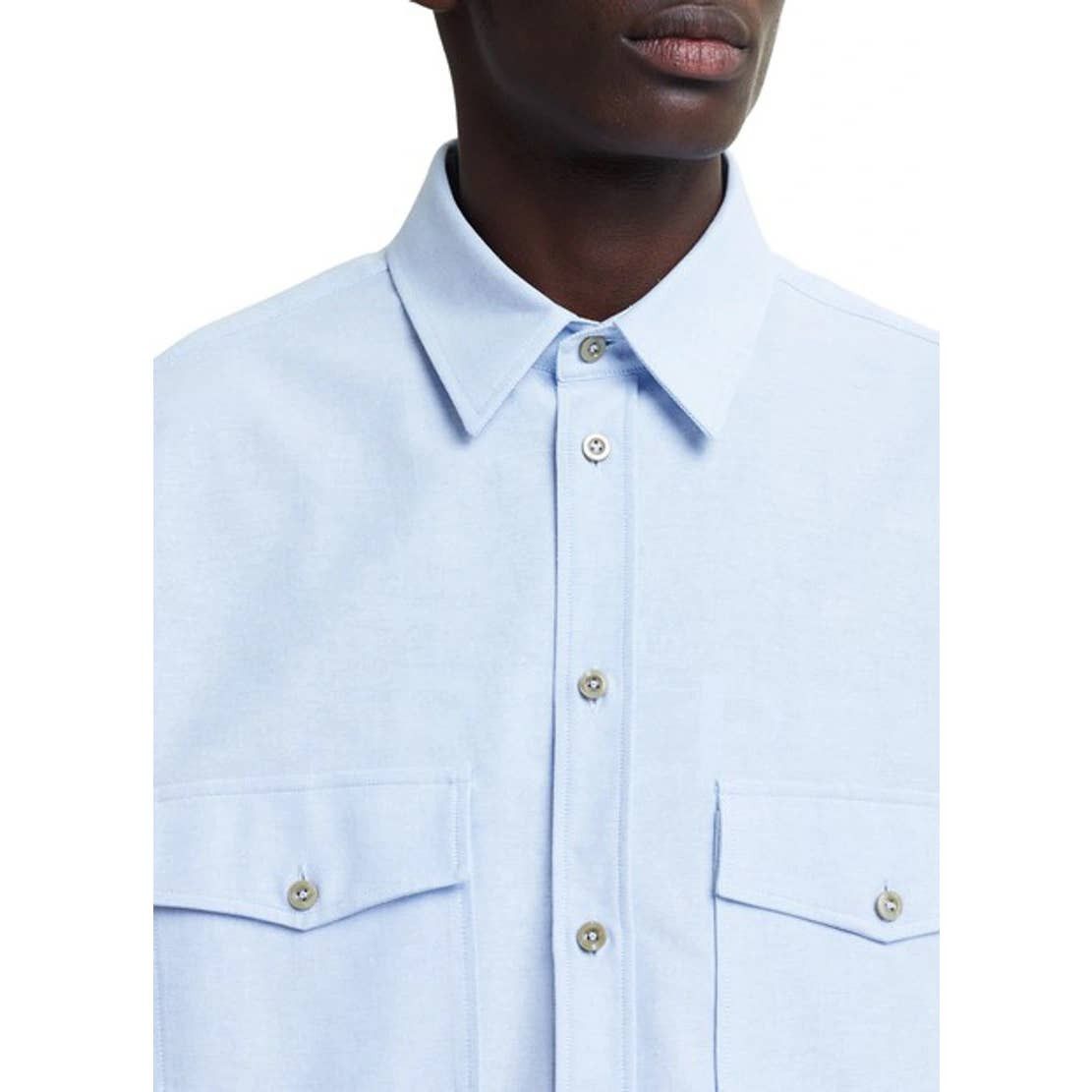 Gucci New GUCCI Dress Shirt Top w Logo Embroidery Sz 50 / L Large Size US L / EU 52-54 / 3 - 11 Thumbnail