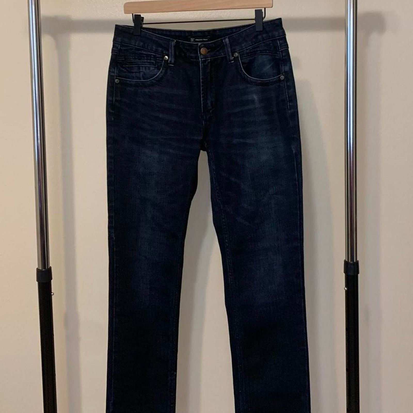 Other Y2K Dark Wash Denim Jeans Size US 32 / EU 48 - 2 Thumbnail