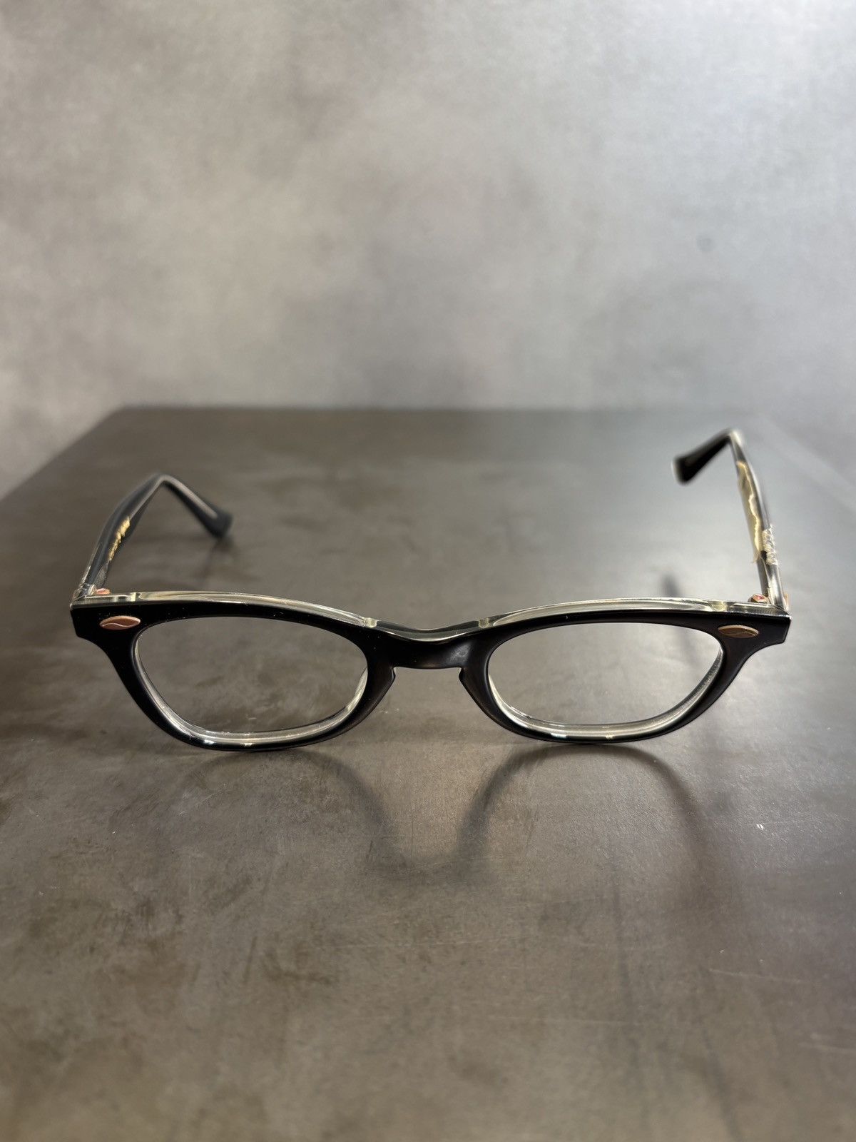 American Optical 1960s Vintage American Optical Eyeglasses Frames B&L MCM Mod Size ONE SIZE - 7 Thumbnail