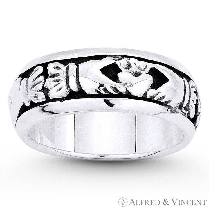 Other Irish Claddagh Love & Friendship Eternity Ring Size ONE SIZE - 1 Preview