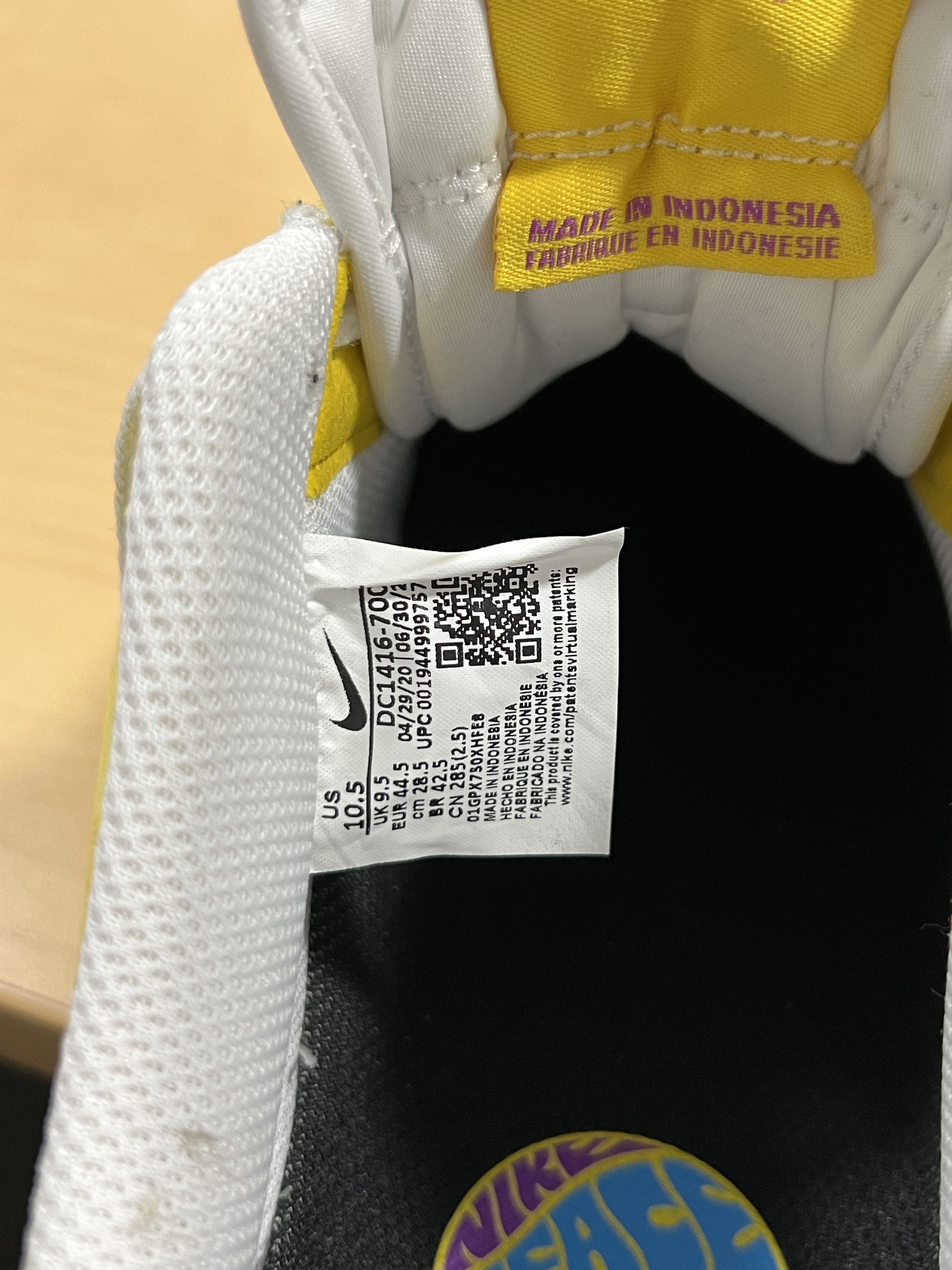 Nike Nike Air Force 1 Love Peace Basketball | Limited Release Size US 10.5 / EU 43-44 - 6 Thumbnail