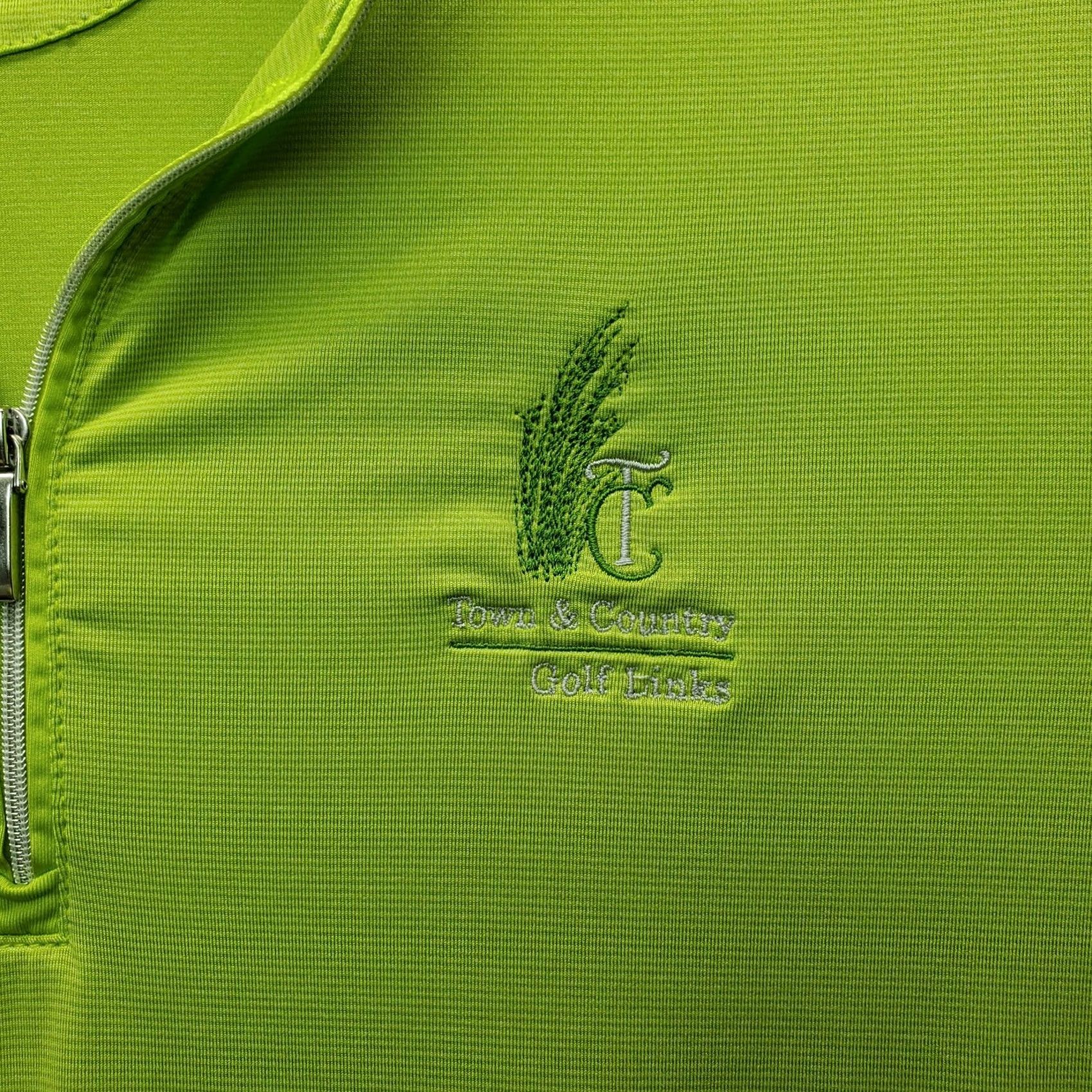 Cutter & Buck Cutter & Buck Activewear Top Women L Green 1/4 Zip Casual Outdoor Golf - Mens? Size L / US 10 / IT 46 - 6 Thumbnail