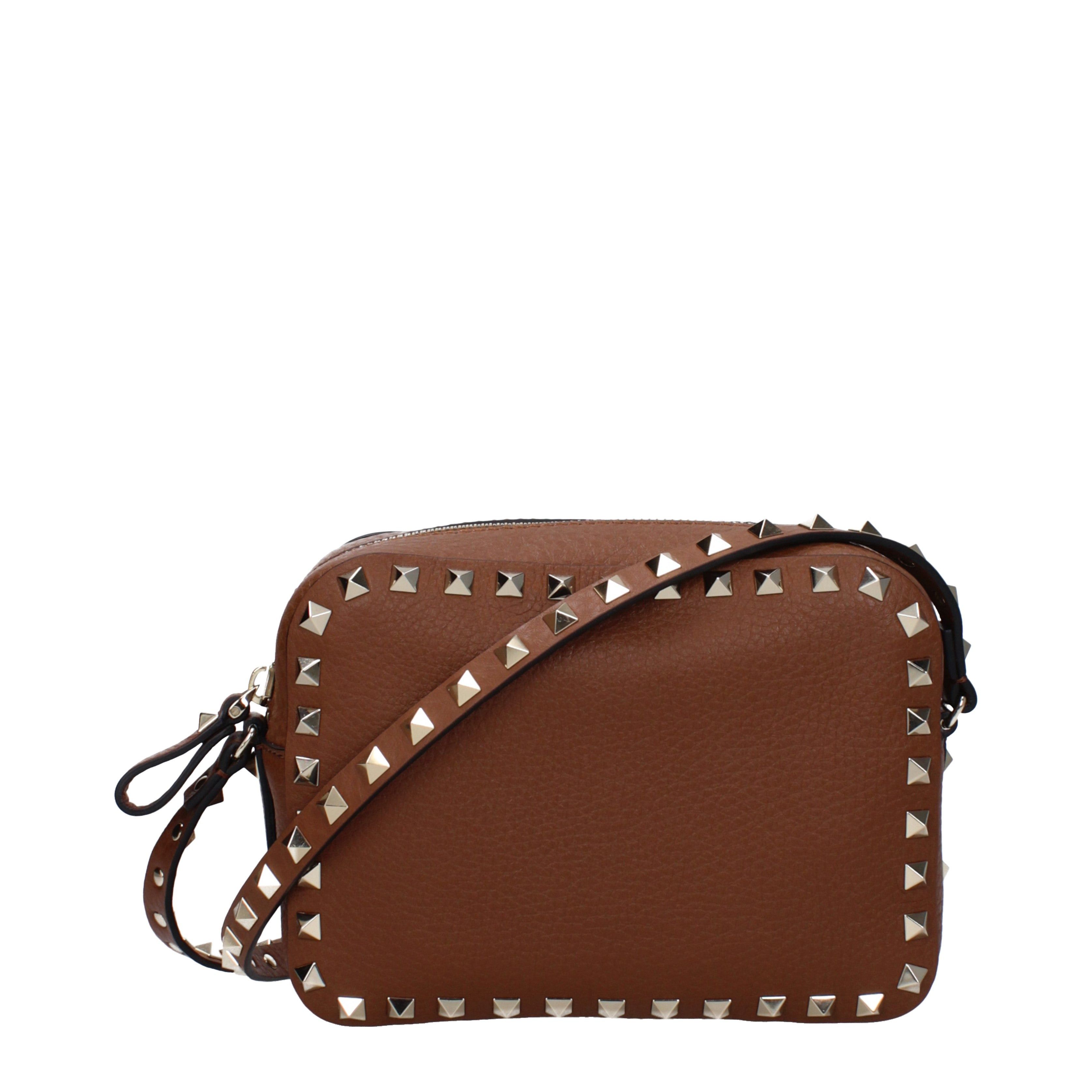 Valentino Garavani Crossbody Bag In Leather in Blue, Women's