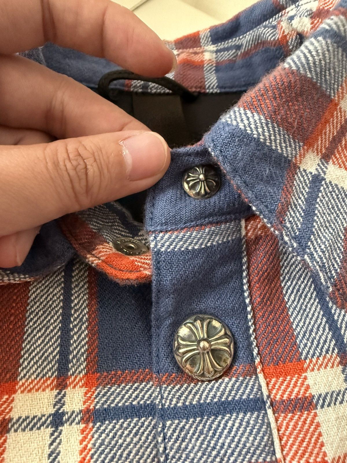 Chrome Hearts Chrome hearts flanel button shirt Size US M / EU 48-50 / 2 - 4 Thumbnail