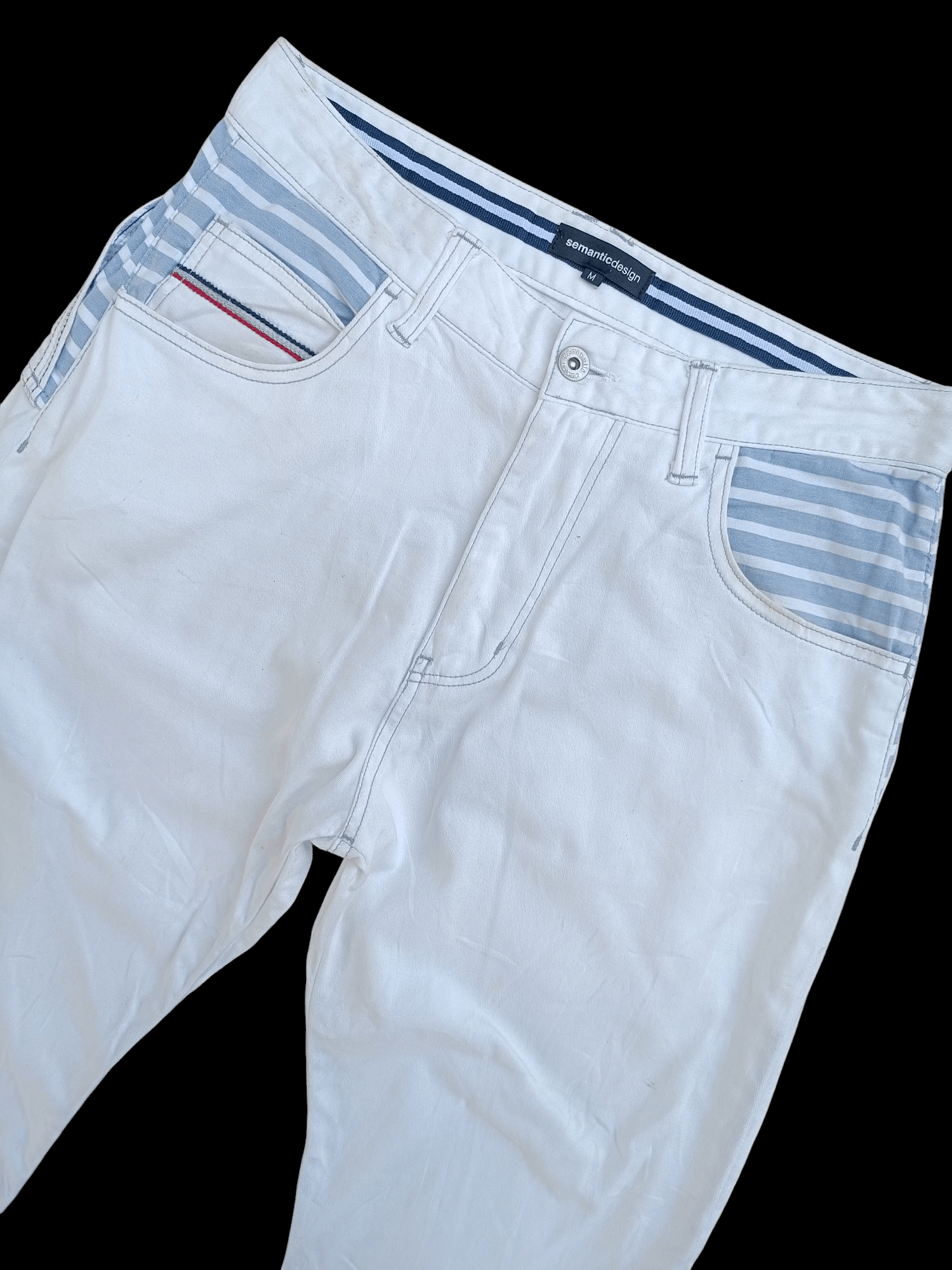 Japanese Brand SEMANTIC DESIGN 3Q PANT WITH BACK FLAP E238i Size US 30 / EU 46 - 8 Thumbnail