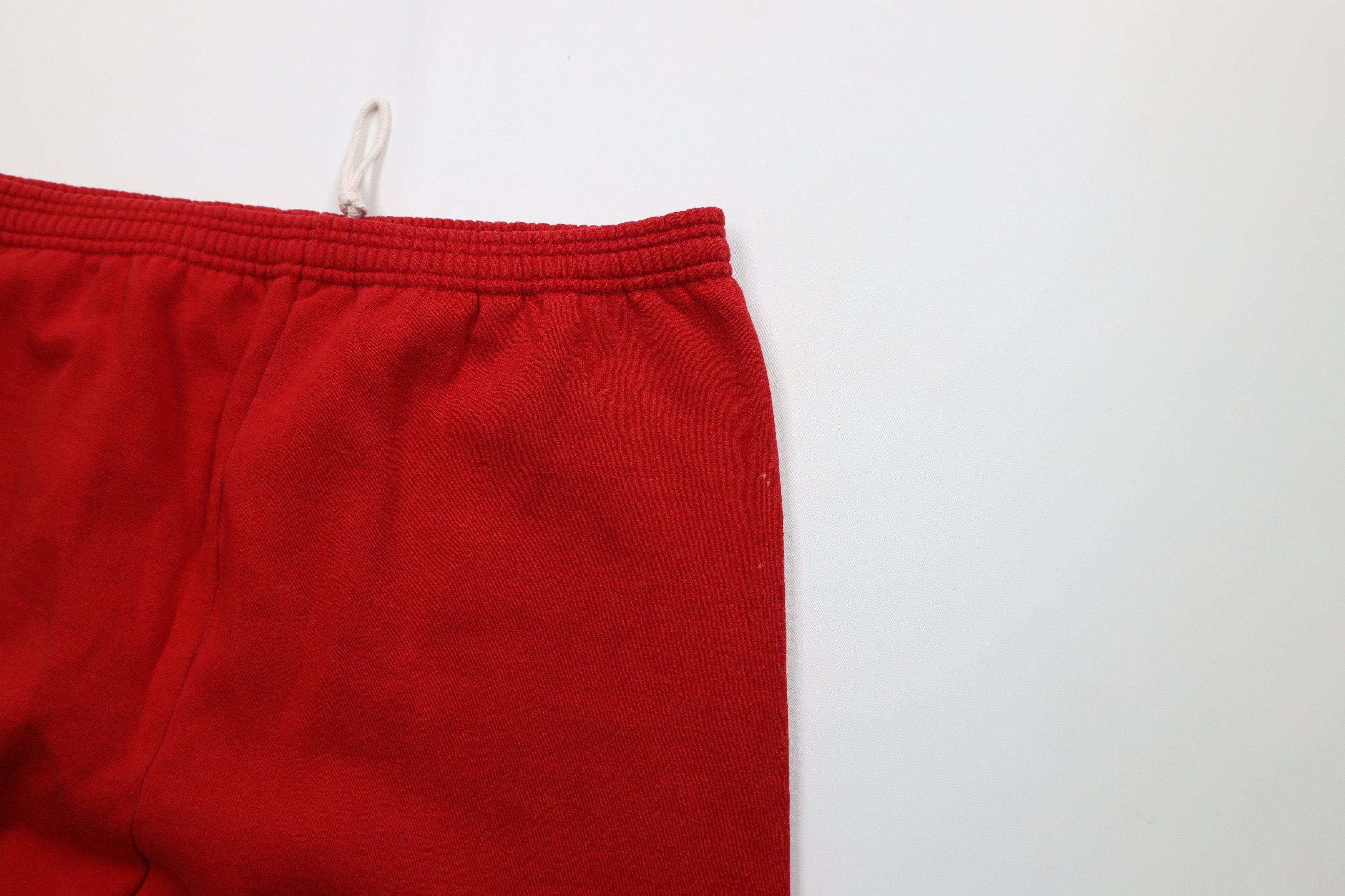 Vintage Vintage 90s Streetwear Blank Sweatpants Joggers Red USA Size US 42 / EU 58 - 6 Thumbnail