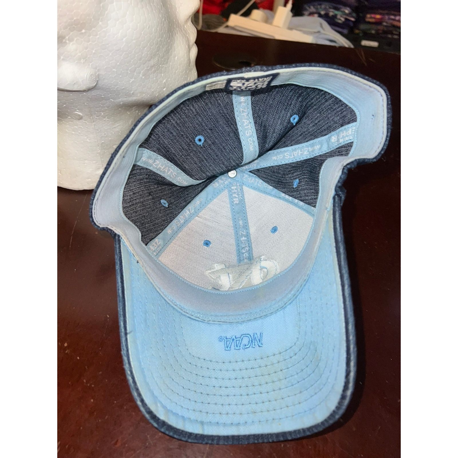 Zephyr UNC Hat University Of North Carolina Zephyr Blue Cap M/L Size ONE SIZE - 6 Thumbnail