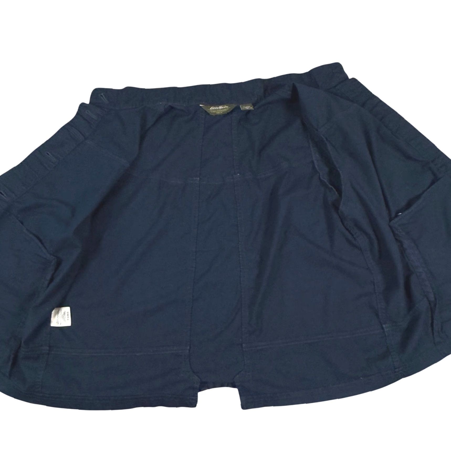 Eddie Bauer Eddie Bauer Blue Lightweight Button Up Jacket Collared 3/4 Sleeve Shacket XL Womens Spring Casual Workwear Jacket Size XL / US 12-14 / IT 48-50 - 4 Thumbnail