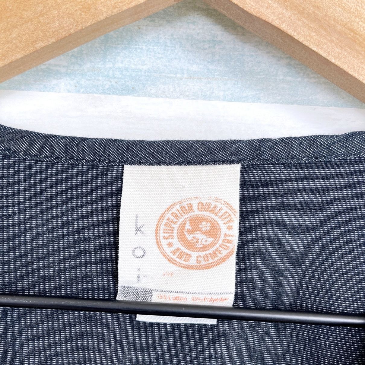 Other Koi Chambray V Neck Scrub Top Gray Womens Small Size S / US 4 / IT 40 - 5 Thumbnail