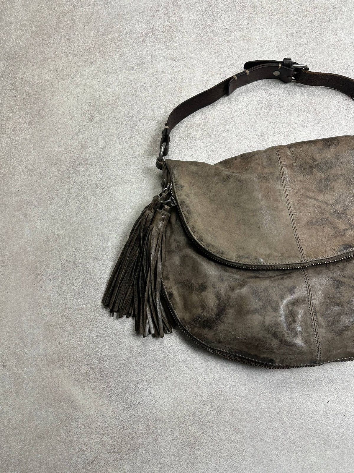 Allsaints Vintage Allsaints Genuine Leather Jack's Place Bag Y2K Size ONE SIZE - 2 Thumbnail