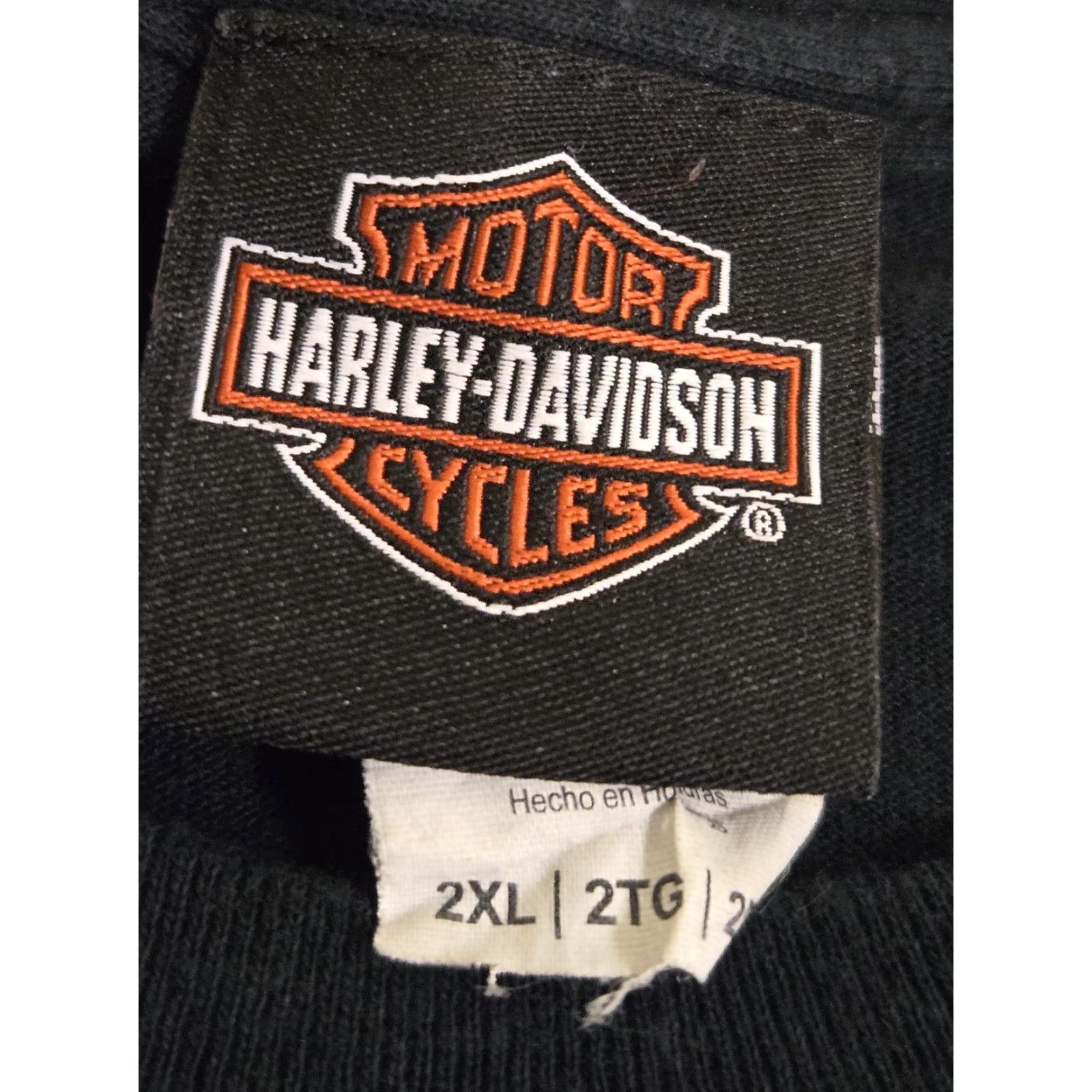 Harley Davidson VINTAGE Harley-Davidson Shirt Mens 2XL Black St Kitts Pirate Skull Crossbones Biker Tee Size US XXL / EU 58 / 5 - 3 Thumbnail