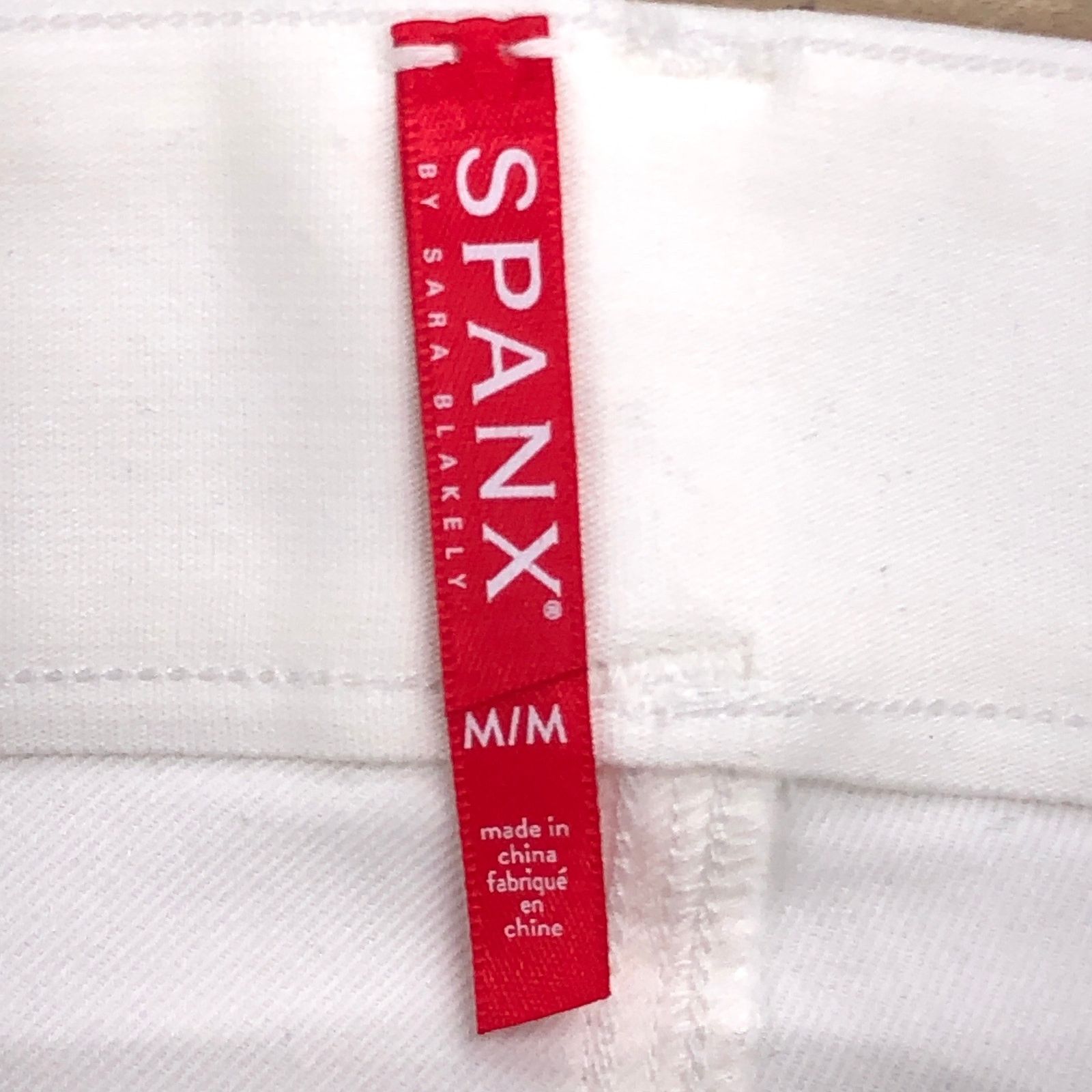 Spanx Spanx Size M Pants Twill Pull On Cropped Stretch White Size 29" - 9 Thumbnail