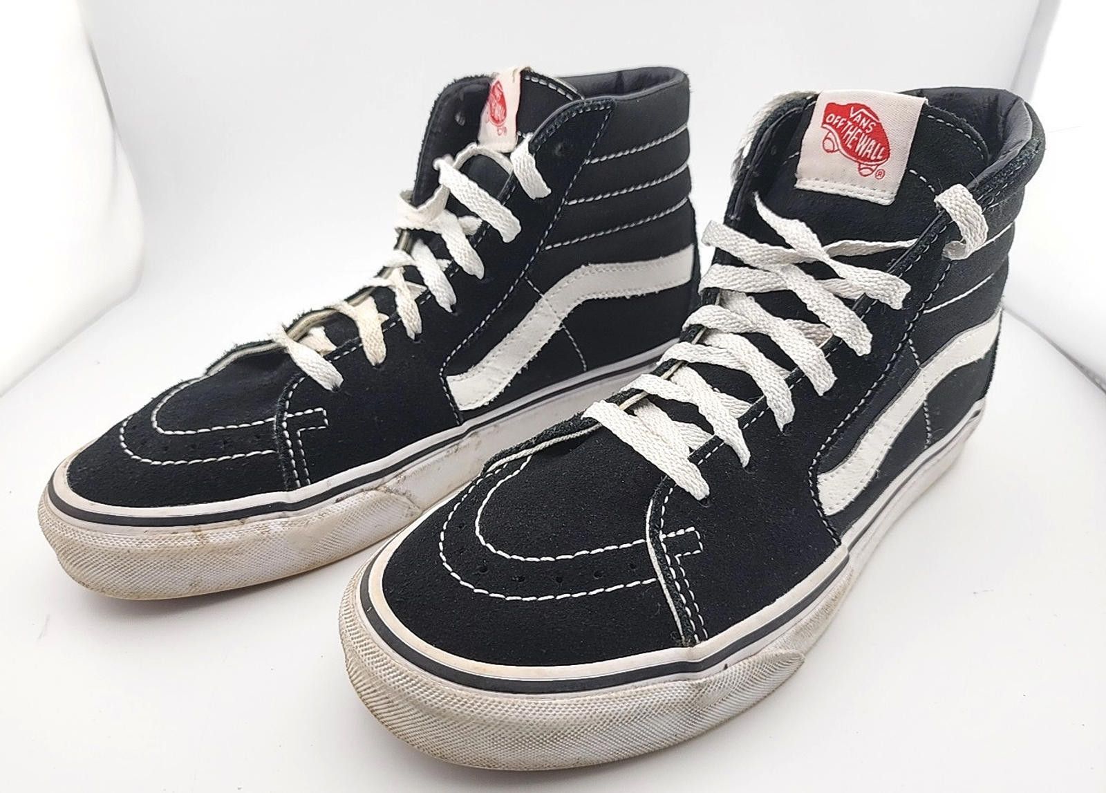 Vans Vans Shoes Hi Tops Men 7.5 Women 9 Black Suede Off The Wall Size US 7.5 / EU 40-41 - 2 Thumbnail