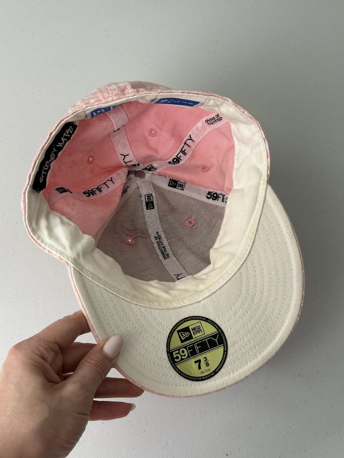 New Era × Stussy Vintage Stussy Y2k New Era Snapback Hat Cap Size ONE SIZE - 5 Thumbnail