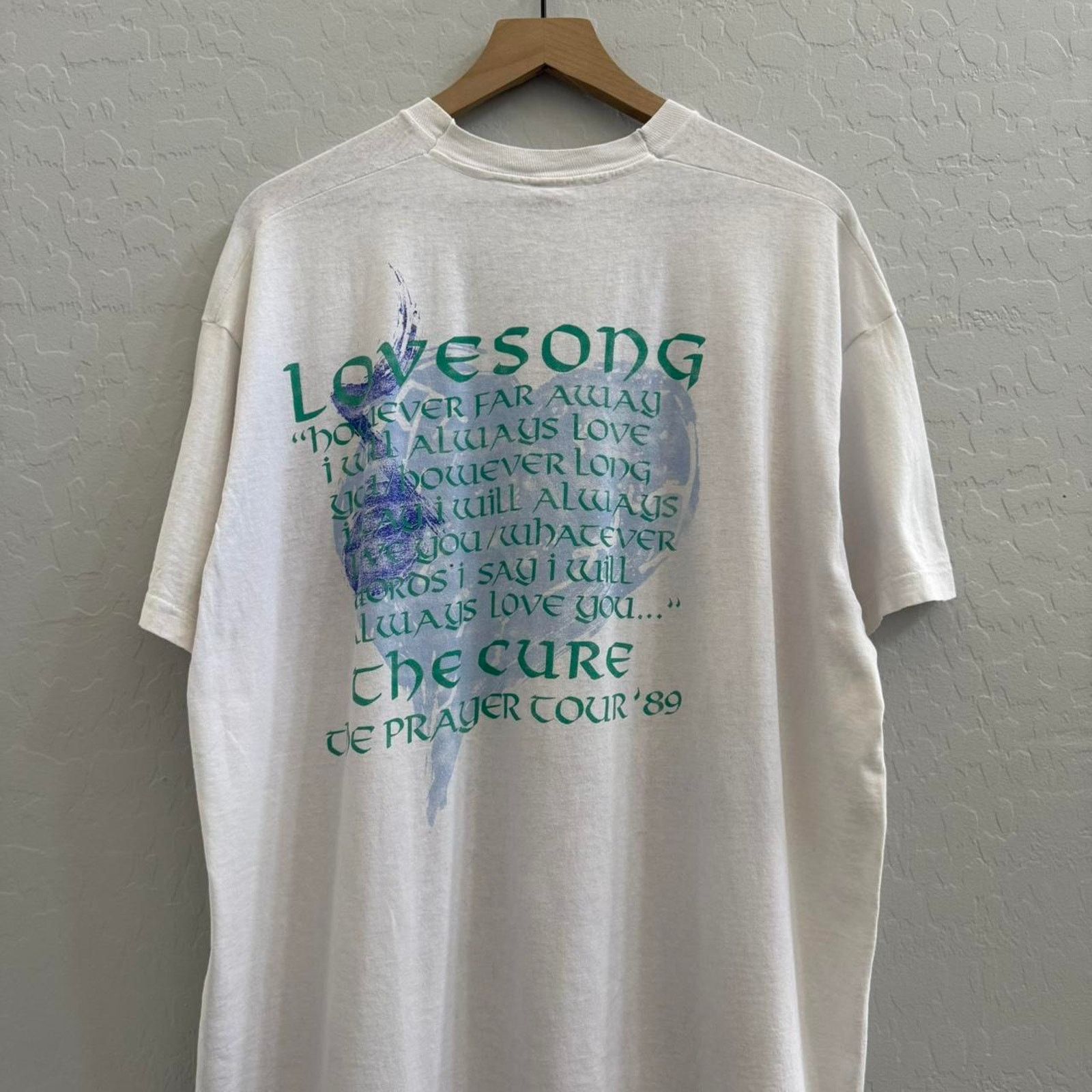 Other Vintage 1989 the cure lovesong grail t-shirt Size US XXL / EU 58 / 5 - 4 Thumbnail