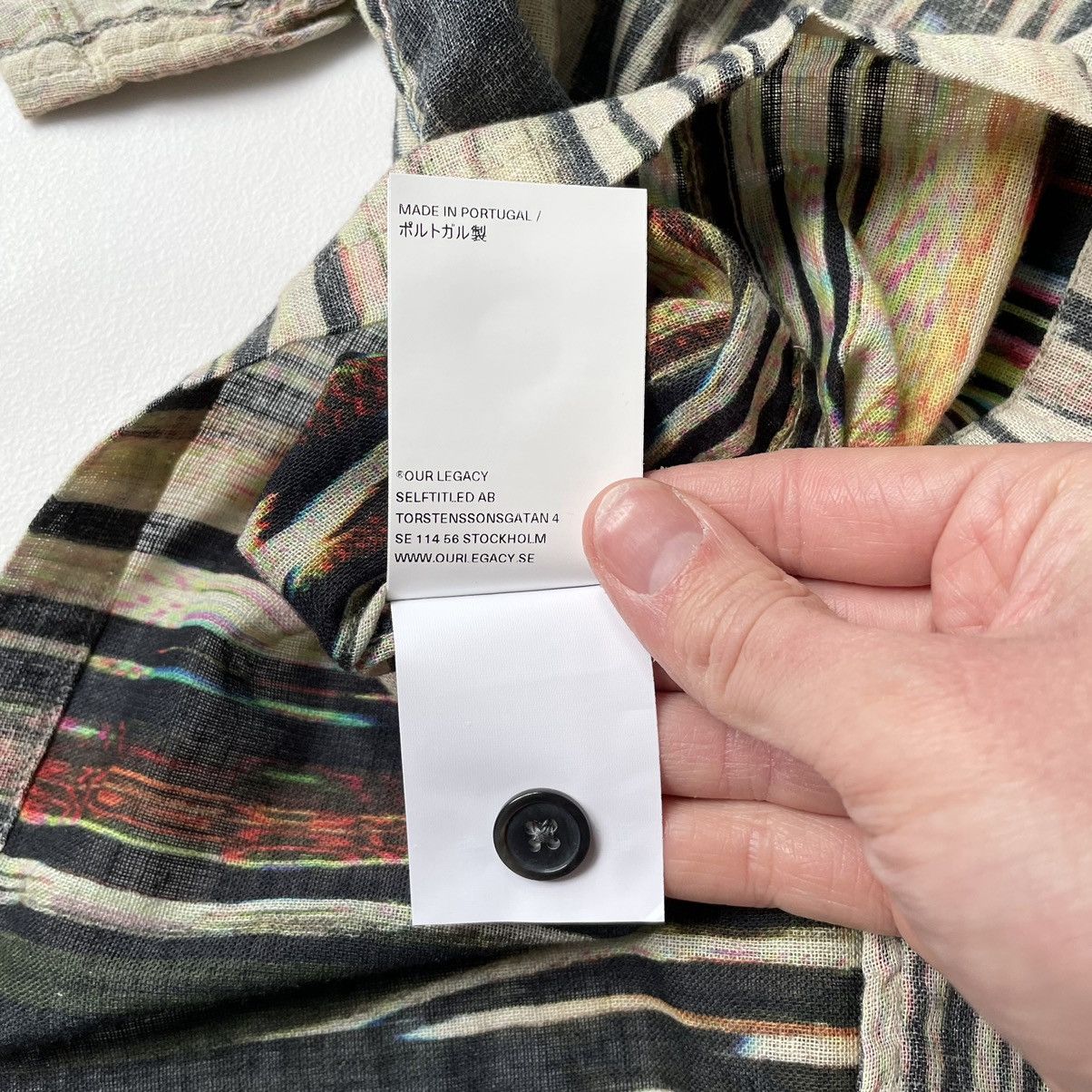 Our Legacy S/S 21 ‘Hanabi’ Print Box Shirt Size US L / EU 52-54 / 3 - 11 Thumbnail