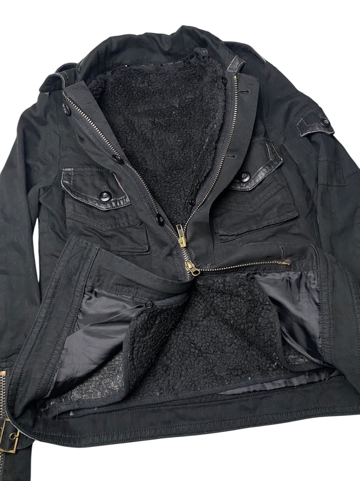 If Six Was Nine 2000's Free Phase Bondage Leather Jacket Size US S / EU 44-46 / 1 - 7 Thumbnail