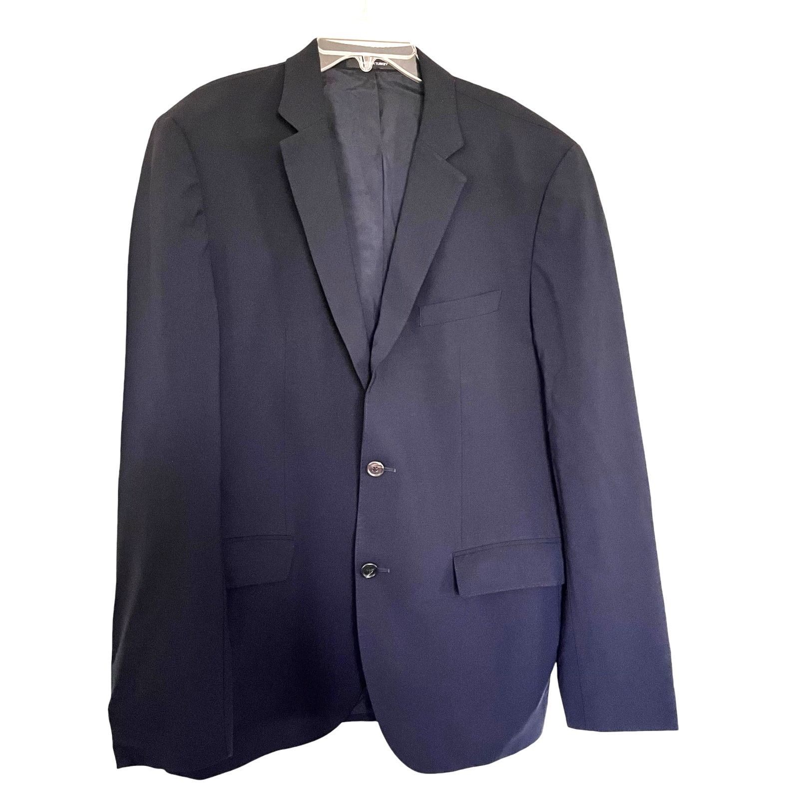 Hugo Boss BOSS Hugo Boss The Jam75/Sharp3 Blue Wool Blazer Jacket 40R Size 40R - 1 Thumbnail