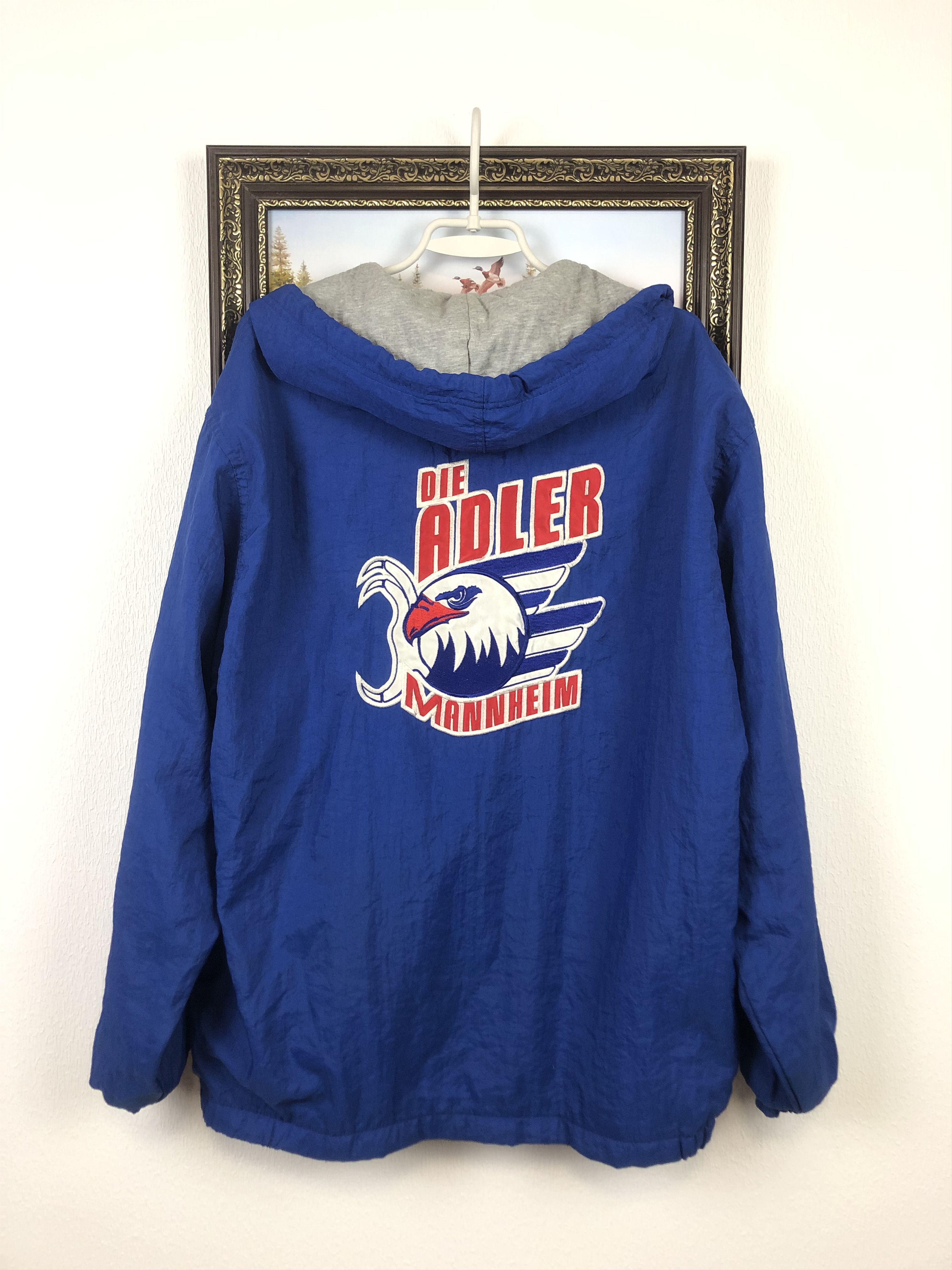 Starter Vintage Starter Die Adler Mannheim Jacket Hockey Rare Hype Size US M / EU 48-50 / 2 - 1 Thumbnail
