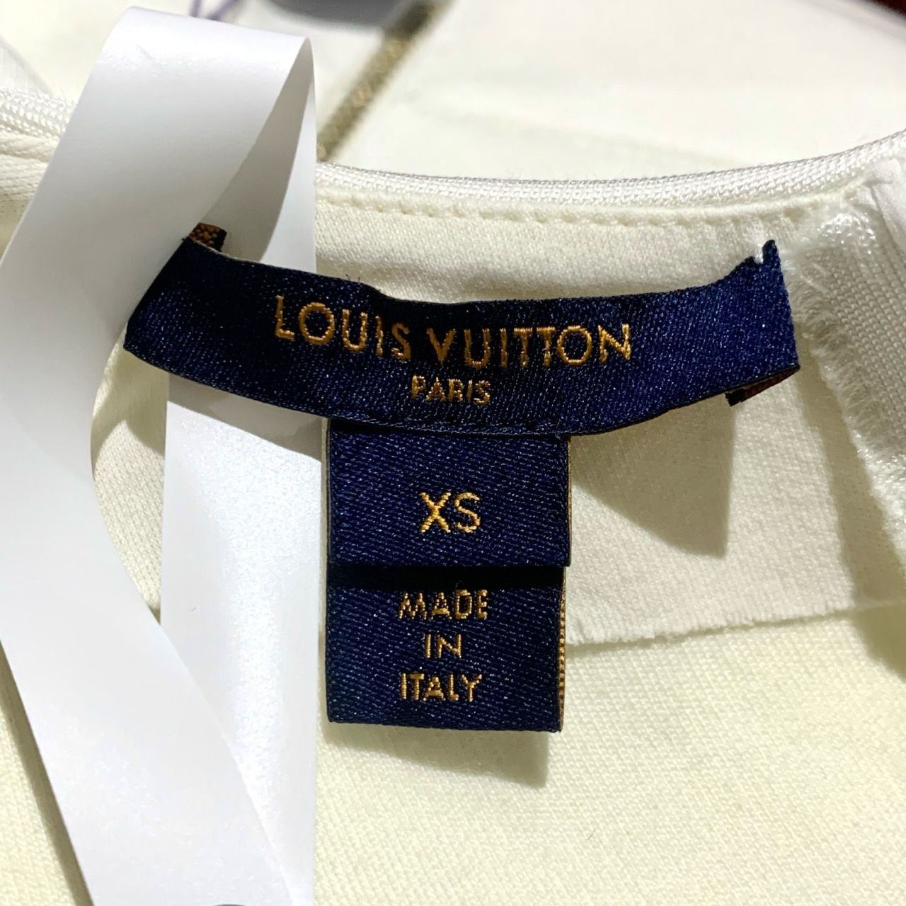 Louis Vuitton Louis Vuitton XS White Sleeveless Ruffle Hem Dress Made In I Size XS / US 0-2 / IT 36-38 - 2 Thumbnail