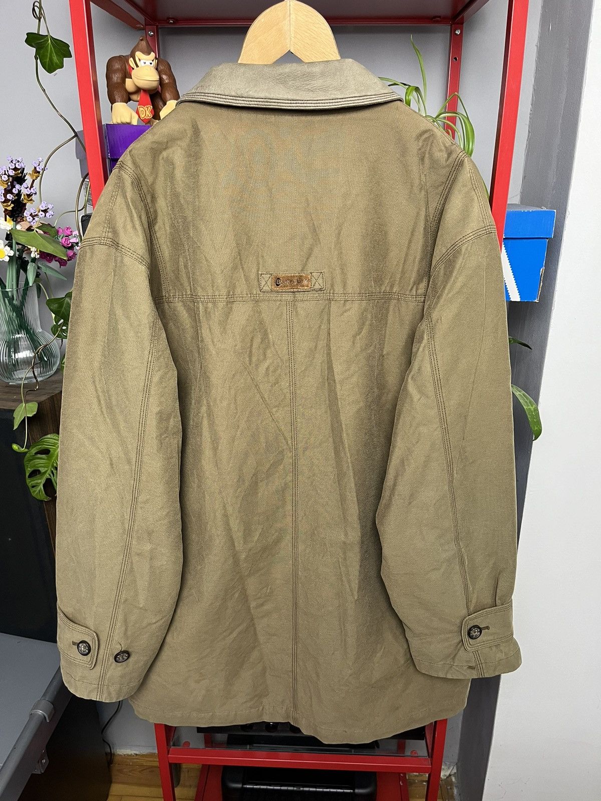 Baracuta × Vintage Vintage 00s Baracuta heavy insulated leather collar coat Size US L / EU 52-54 / 3 - 2 Thumbnail
