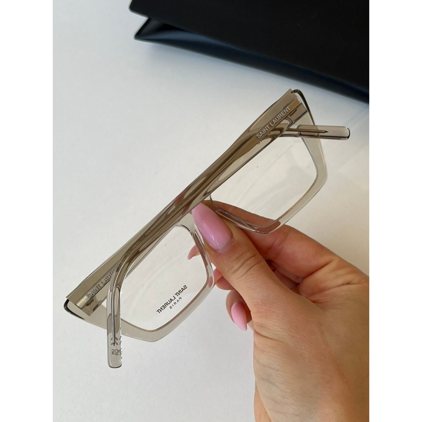 Saint Laurent Paris NEW Saint Laurent SL276 Mica Optical Frame Clear Transparent Size ONE SIZE - 8 Thumbnail