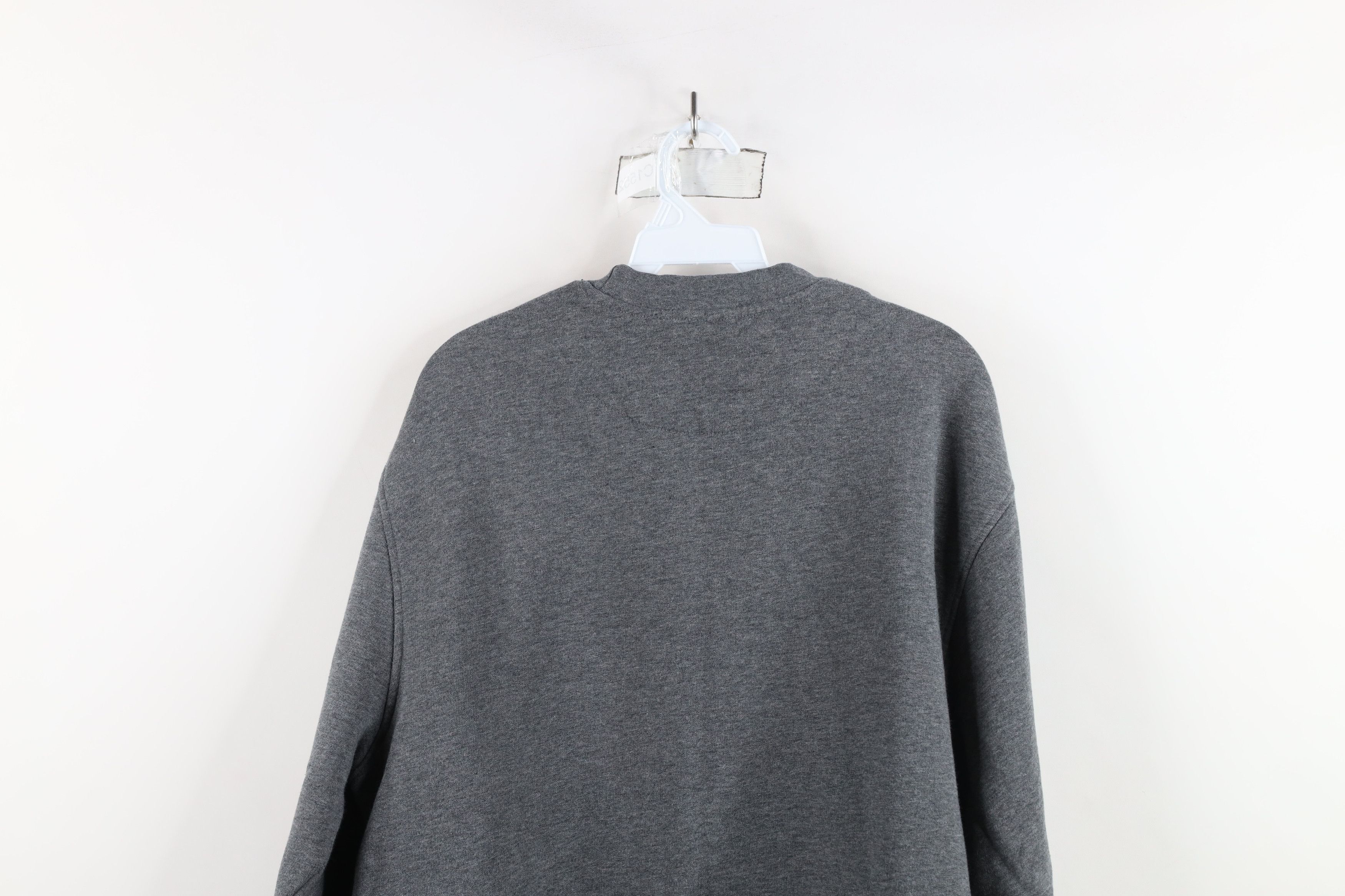 Nike × Vintage Vintage 90s Y2K Nike Scott Mini Swoosh Sweatshirt Gray Size US M / EU 48-50 / 2 - 11 Thumbnail