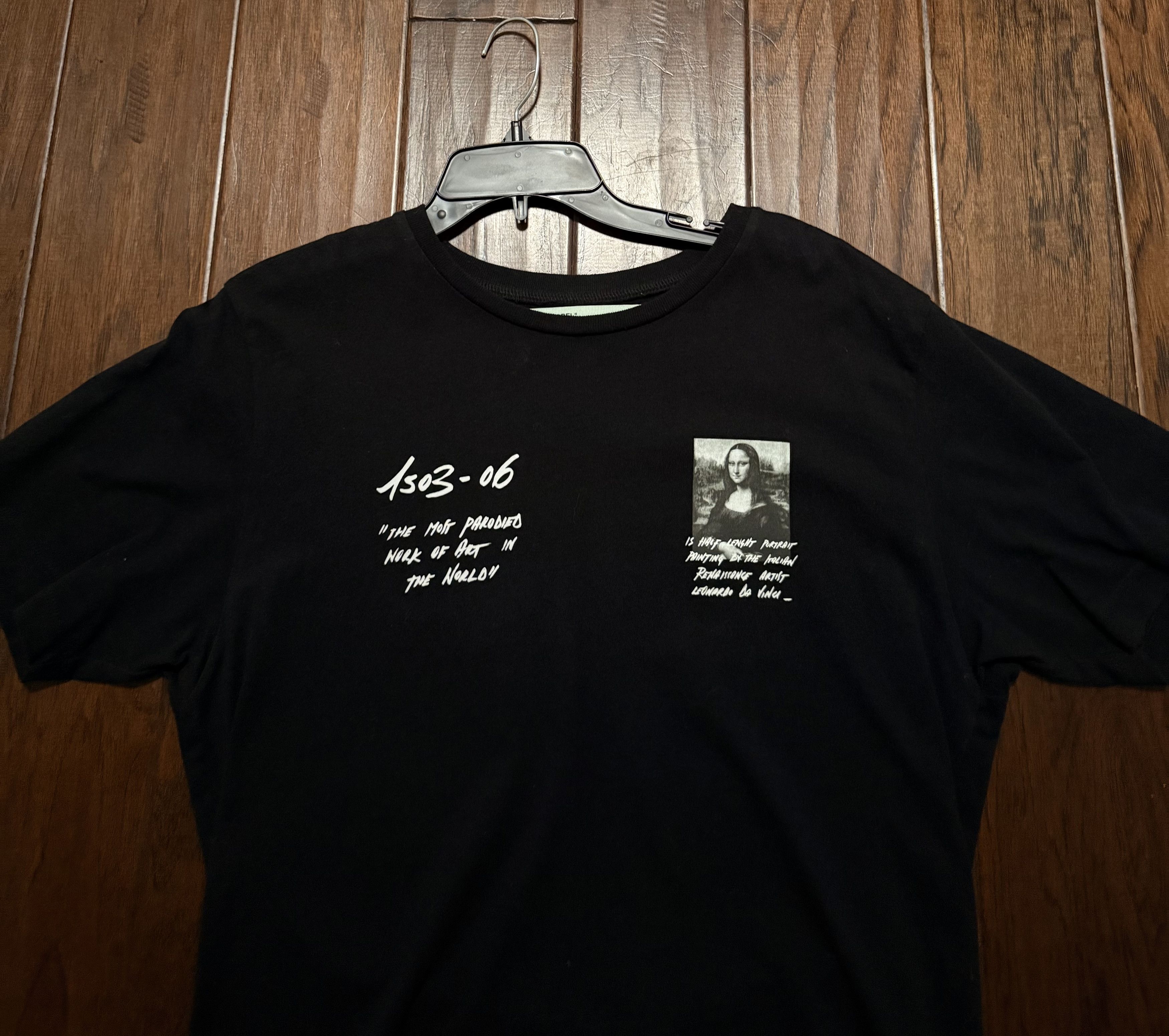 Off-White Off-White Slim Fit Monalisa Graphic Print T-Shirt Size US L / EU 52-54 / 3 - 2 Thumbnail