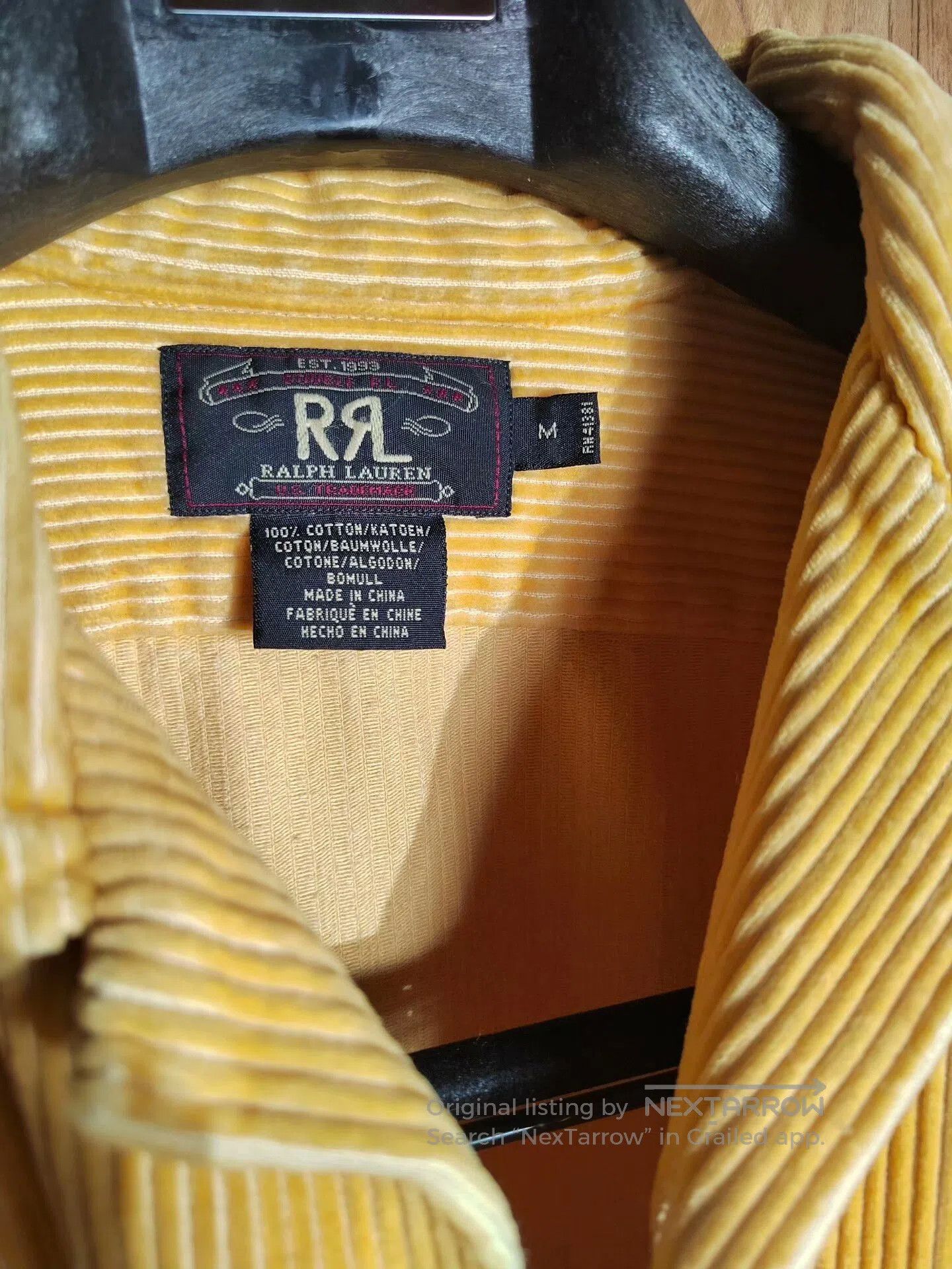 RRL Ralph Lauren RRL Ralph Lauren Corduroy Shirt Jacket. Size US M / EU 48-50 / 2 - 5 Thumbnail