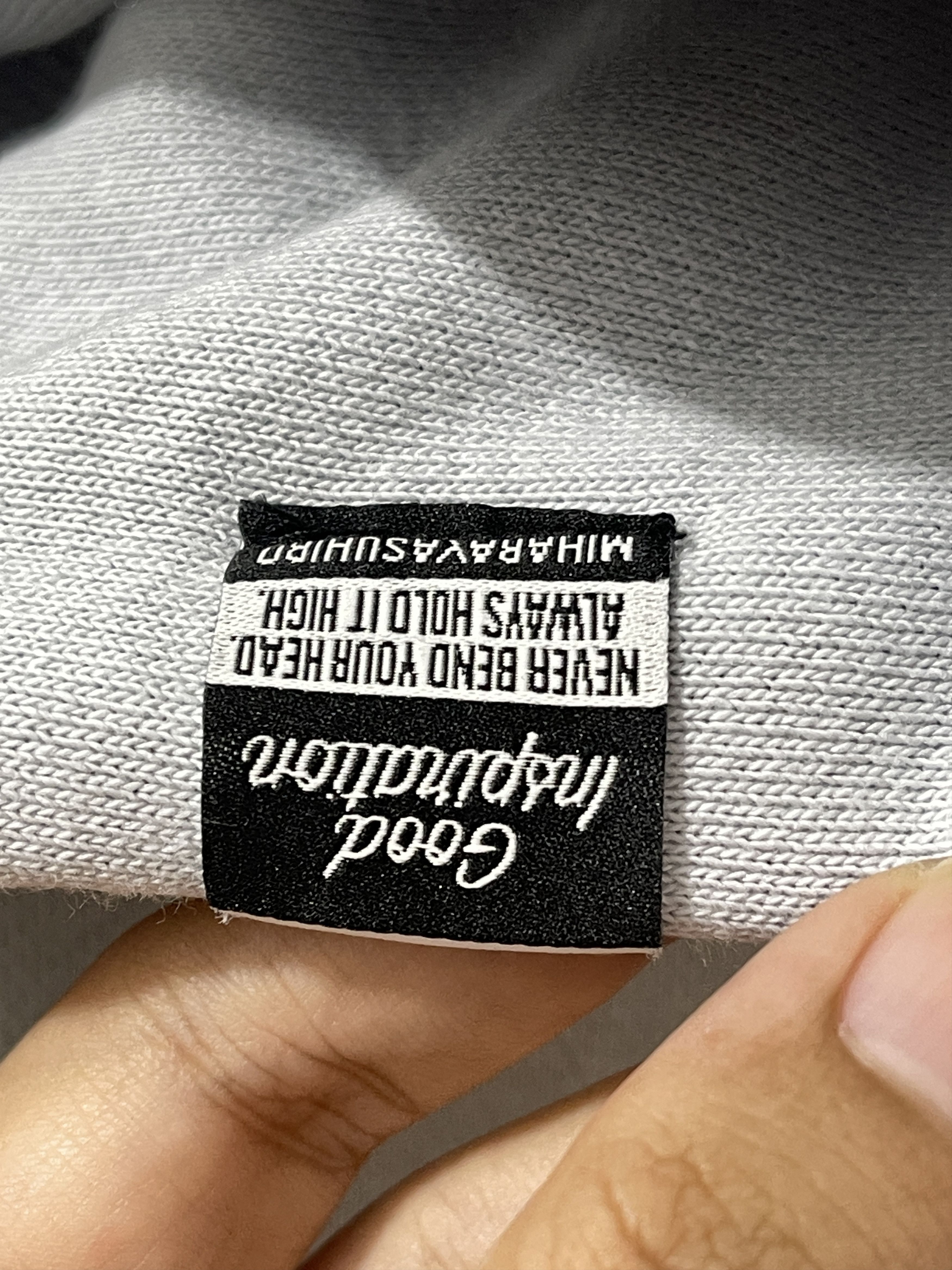 GU × Maison MIHARA YASUHIRO 2000s Miharayasuhiro x Uniqlo Japan Archive Pullover Hoodie Size US L / EU 52-54 / 3 - 8 Thumbnail