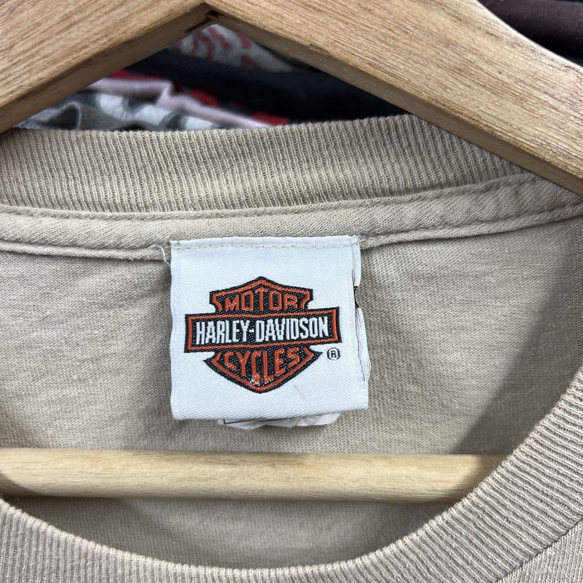 Harley Davidson VTG DISTRESS HARLEY DAVIDSON TEE Size US L / EU 52-54 / 3 - 7 Thumbnail