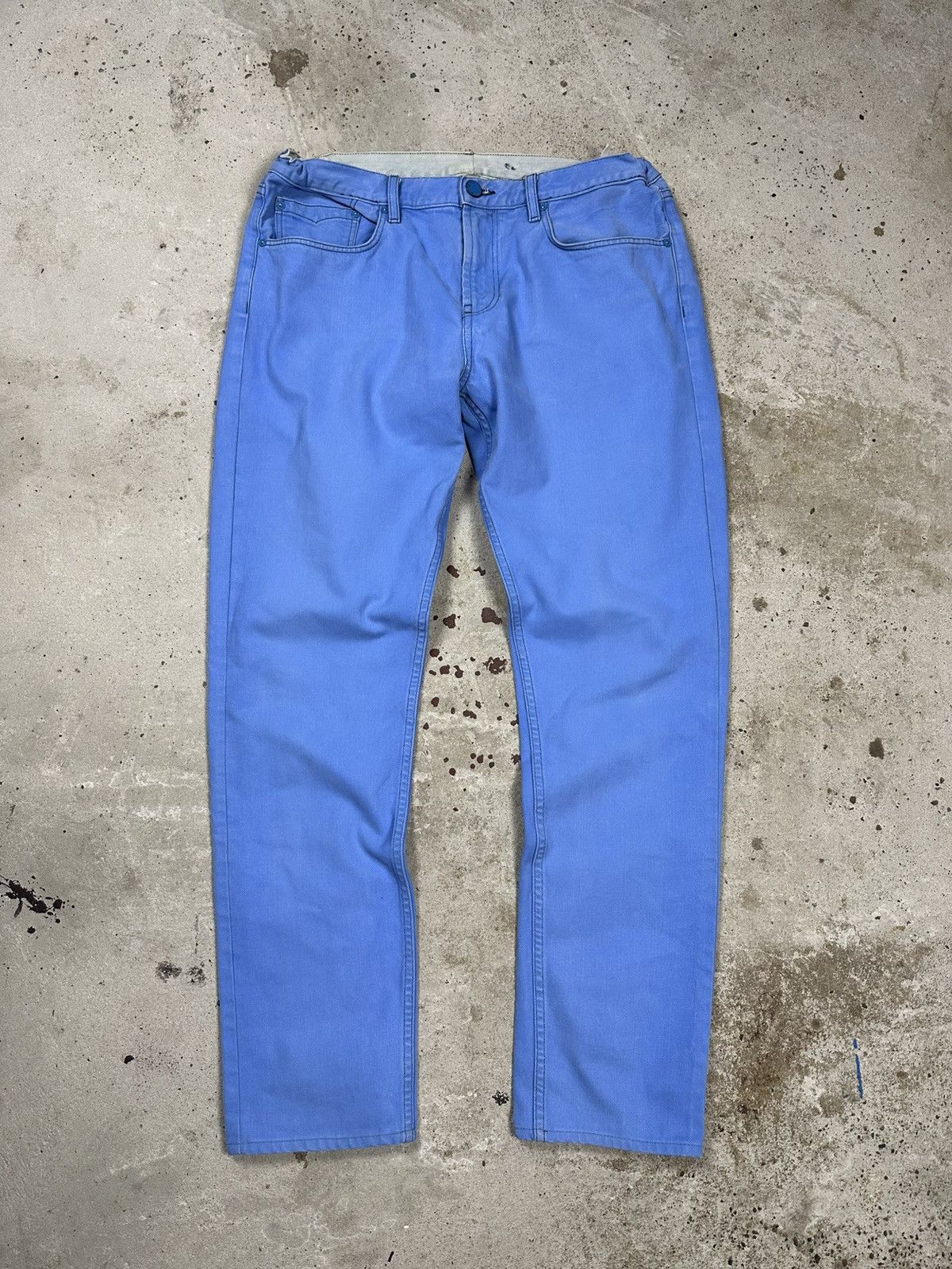 Burberry Vintage Y2K Burberry Brit Loose Baggy Blue Denim Pants Jeans Size US 32 / EU 48 - 1 Thumbnail