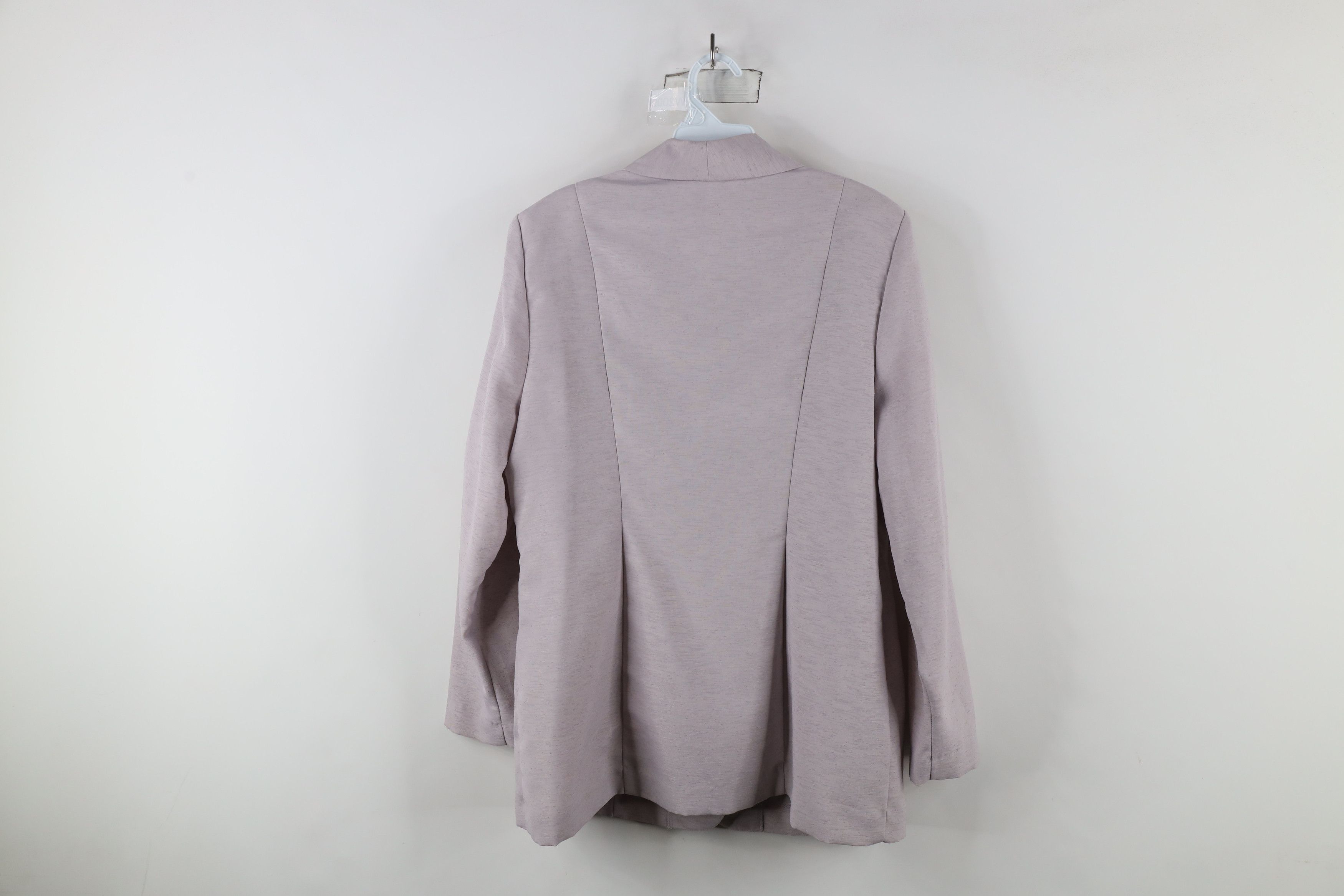 Vintage Vintage 90s Streetwear Button Blazer Suit Coat Jacket Lilac Size XXL / US 16-18 / IT 52-54 - 13 Thumbnail