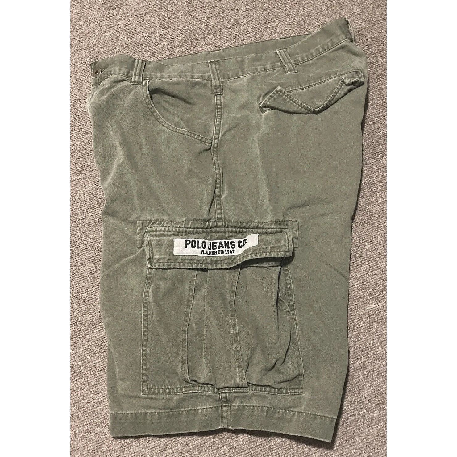 Polo Ralph Lauren Vintage 90s Mens Size 36 Polo Ralph Lauren Olive Green Utili Size US 36 / EU 52 - 4 Thumbnail