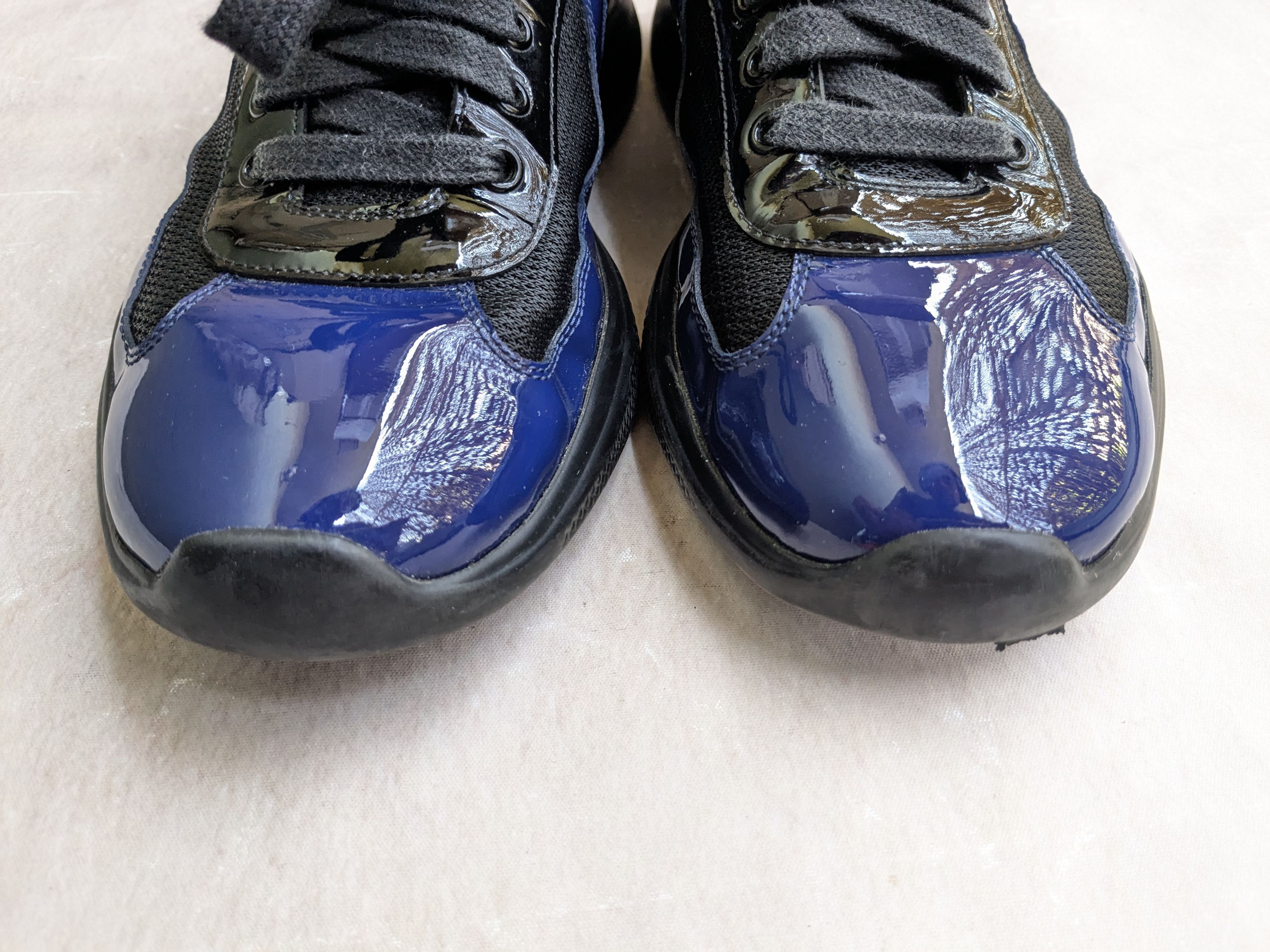 Prada Prada America's Cup Sneakers Blue Patent Blue 10 Size US 10 / EU 43 - 2 Thumbnail